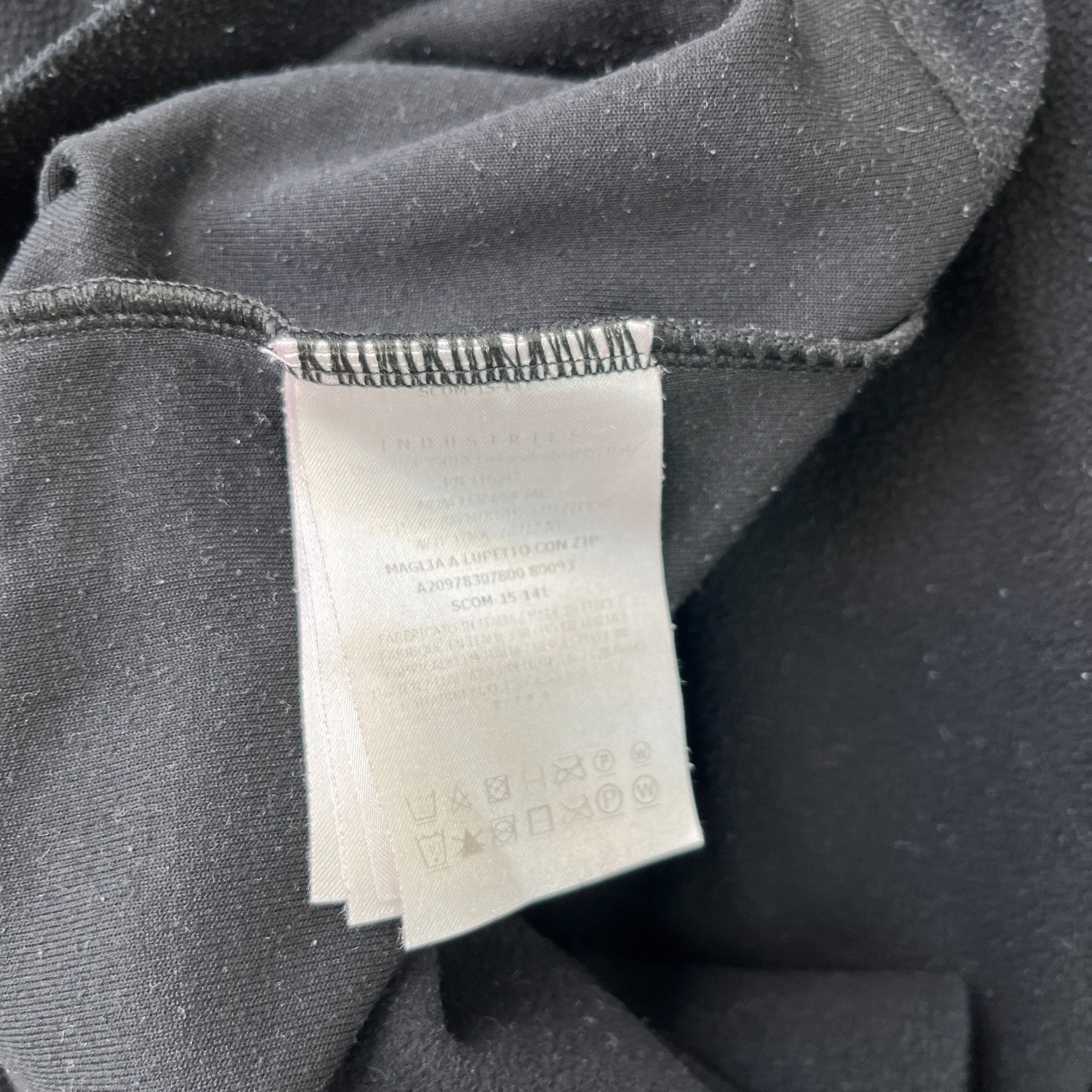 Men's Maglia A Lupetto Jumper Black Size S