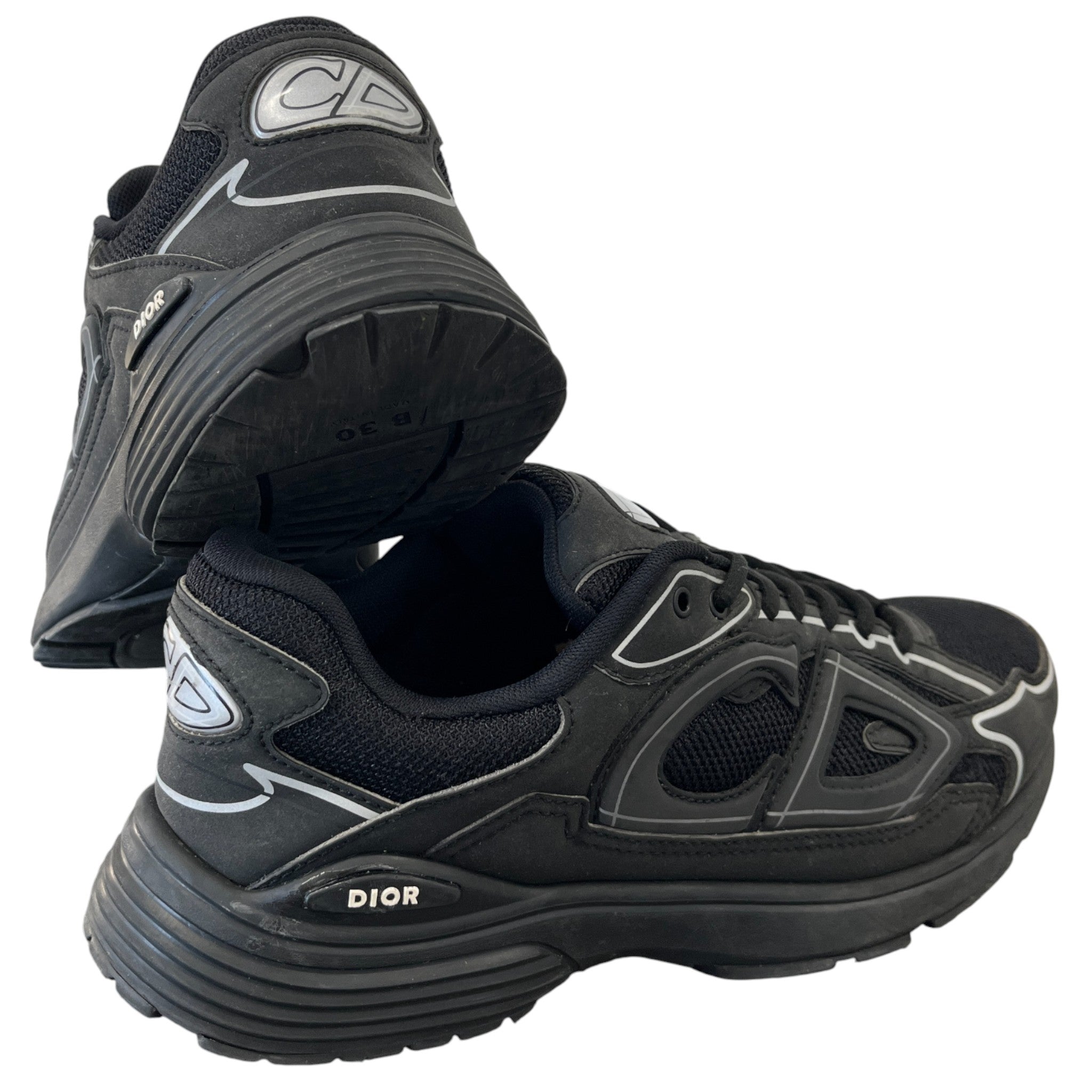 Men's B30 Low Trainers Black Size EU 42 / UK 8