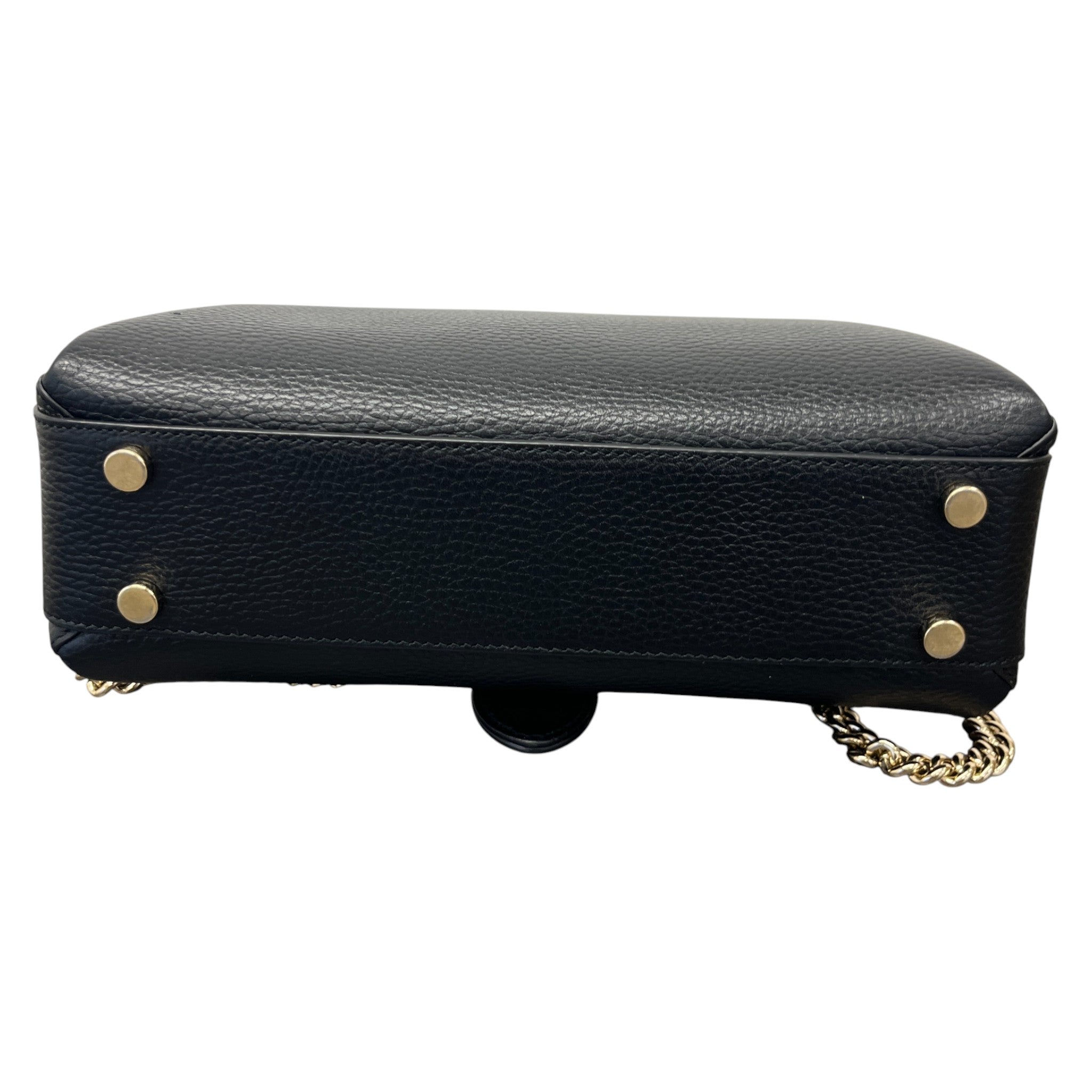 Women's Interlocking G Shoulder Bag Black