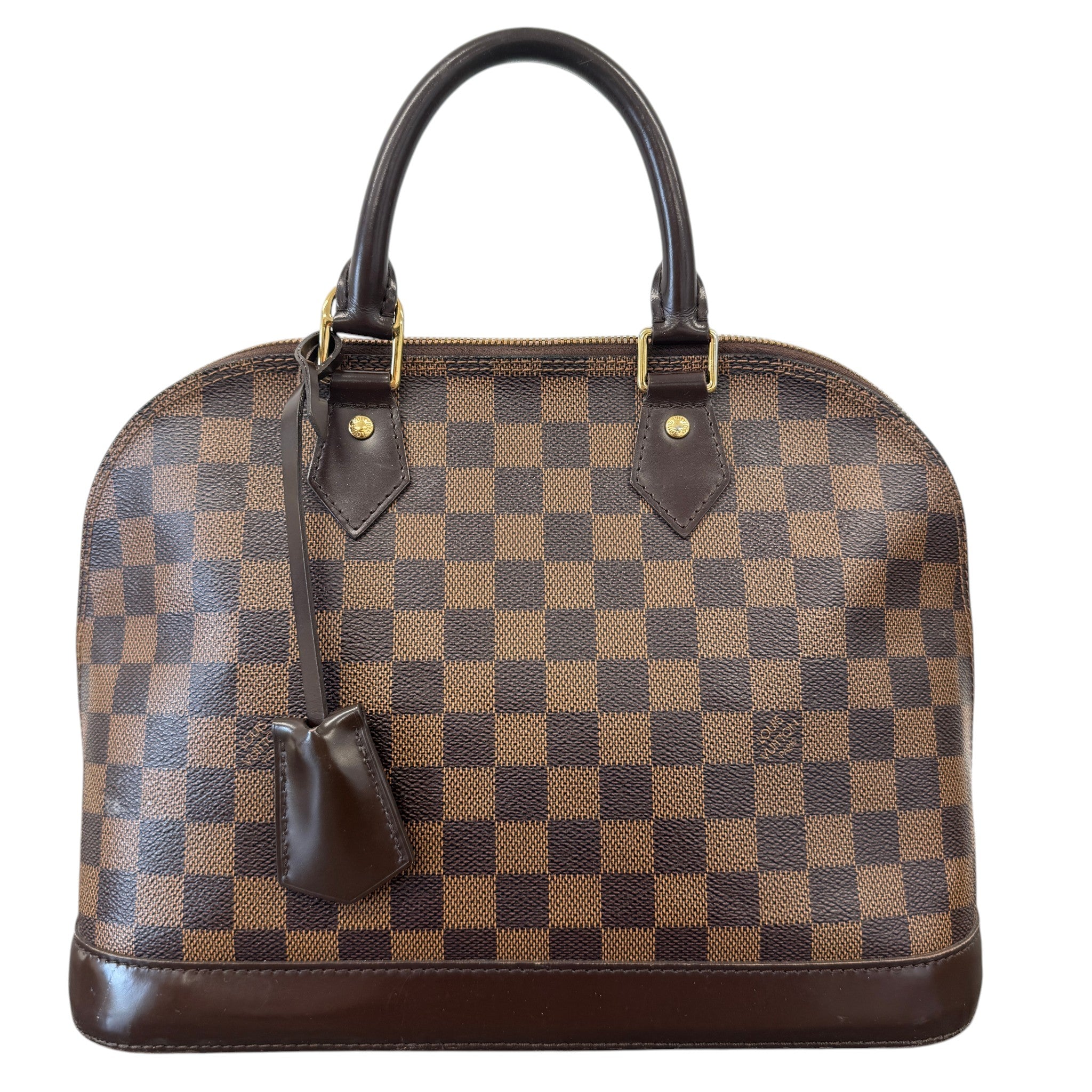 Women's Damier Ebene Alma Pm Bag Brown