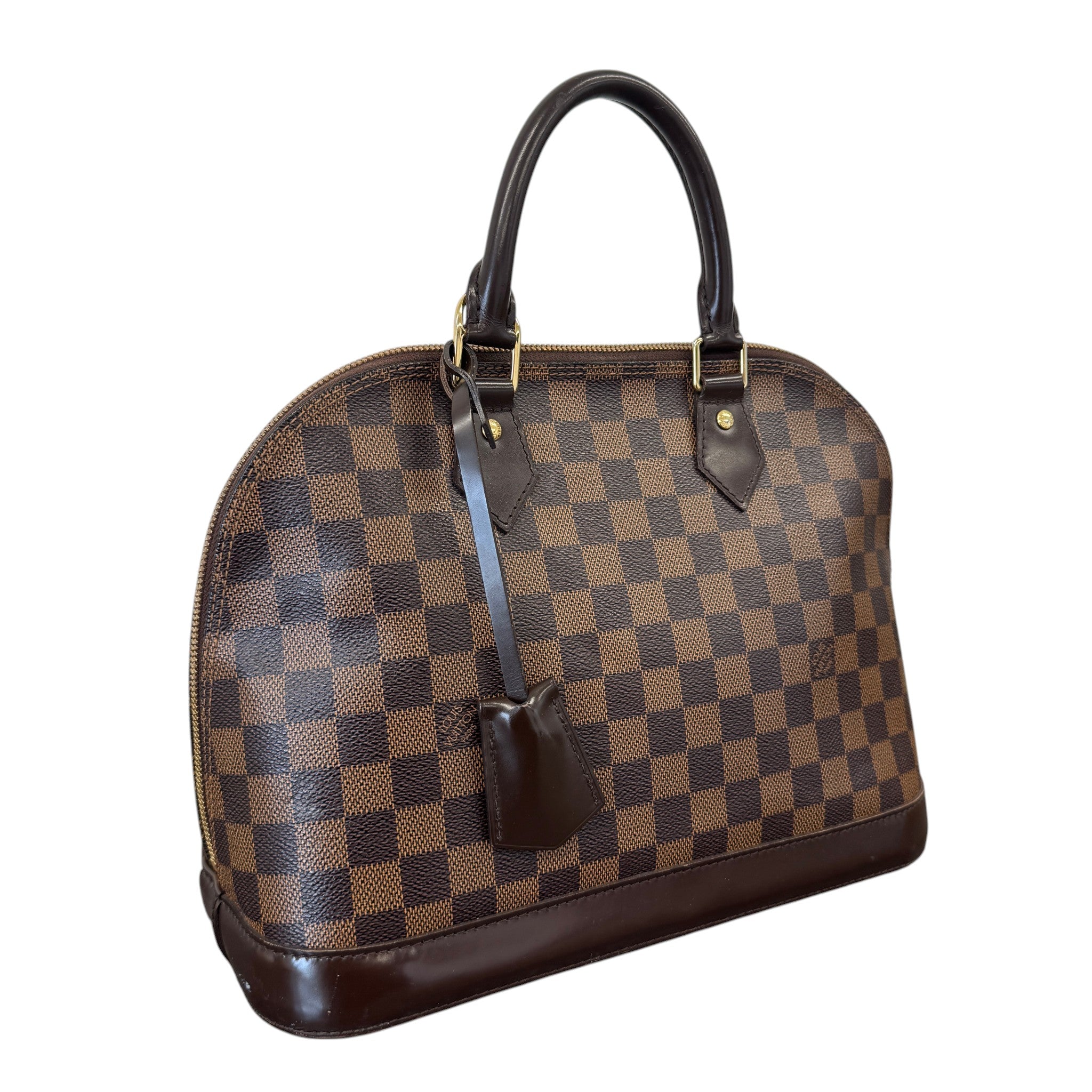 Women's Damier Ebene Alma Pm Bag Brown