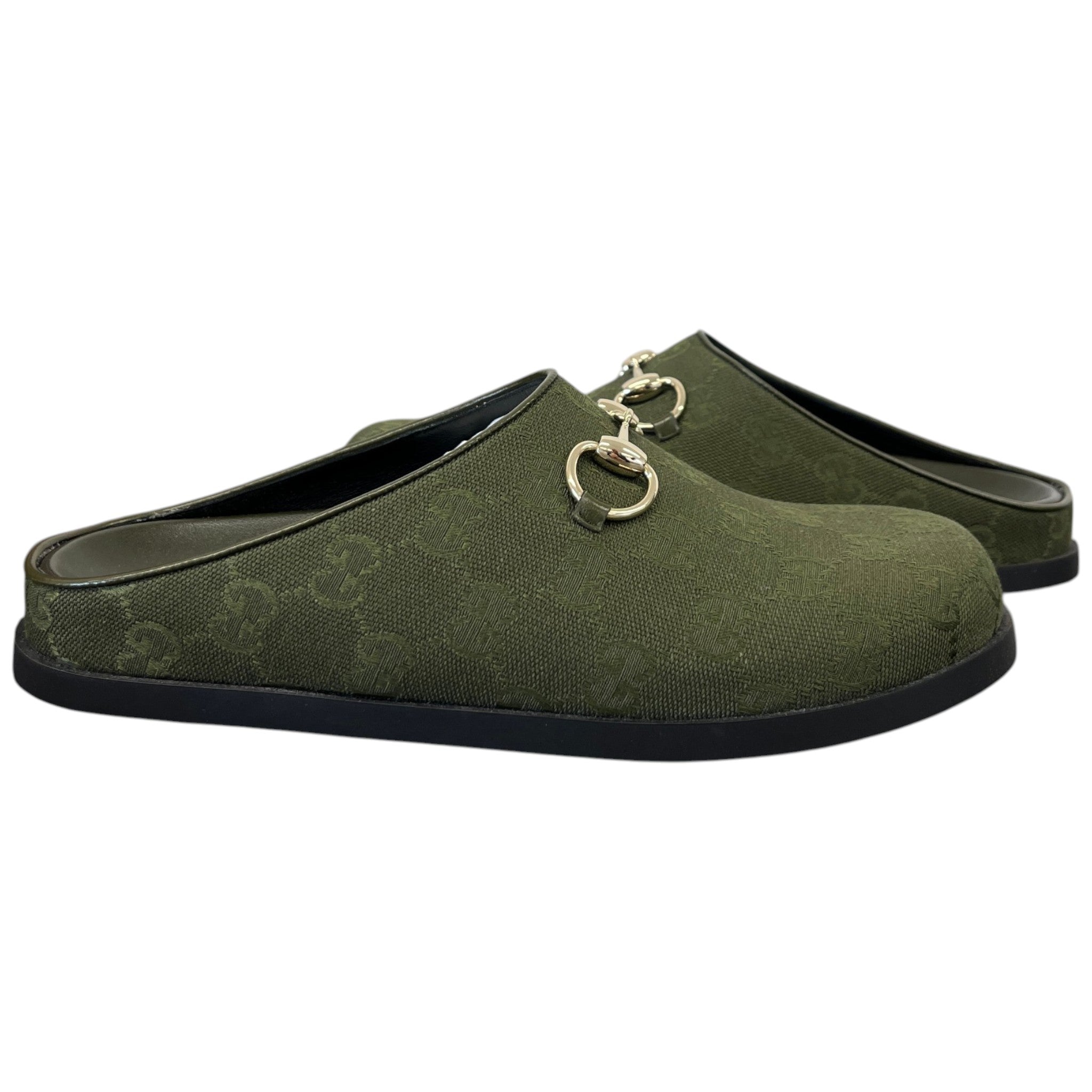 Women's Gg Supreme Mules Green Size EU 37 / UK 4