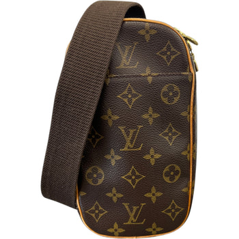 Men's Monogram Pochette Gange Messenger Bag Brown