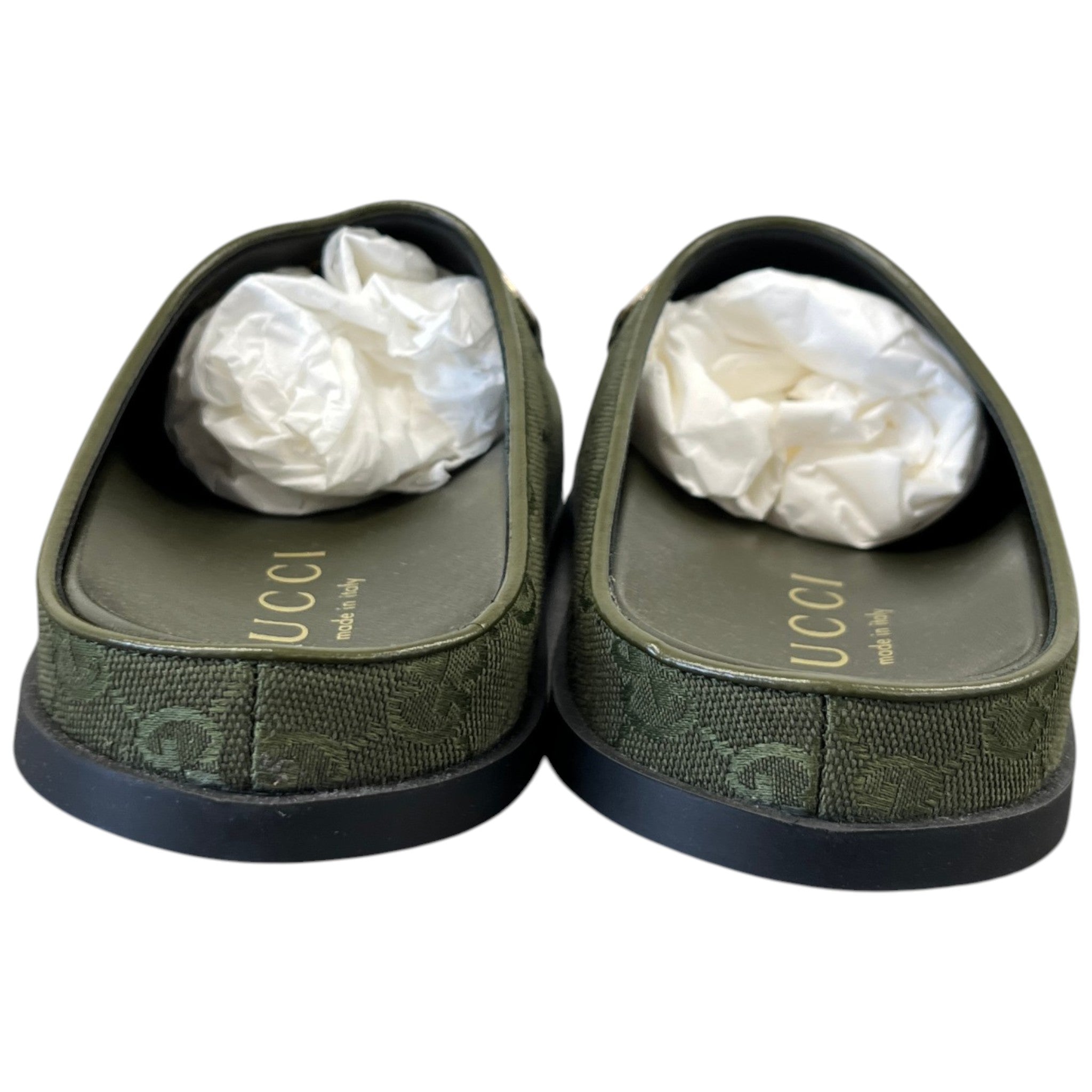 Women's Gg Supreme Mules Green Size EU 37 / UK 4