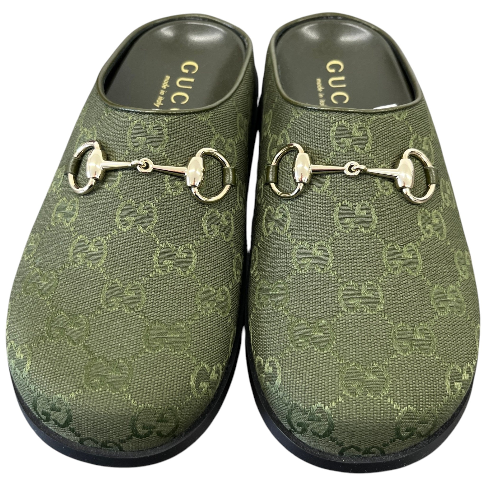 Women's Gg Supreme Mules Green Size EU 37 / UK 4