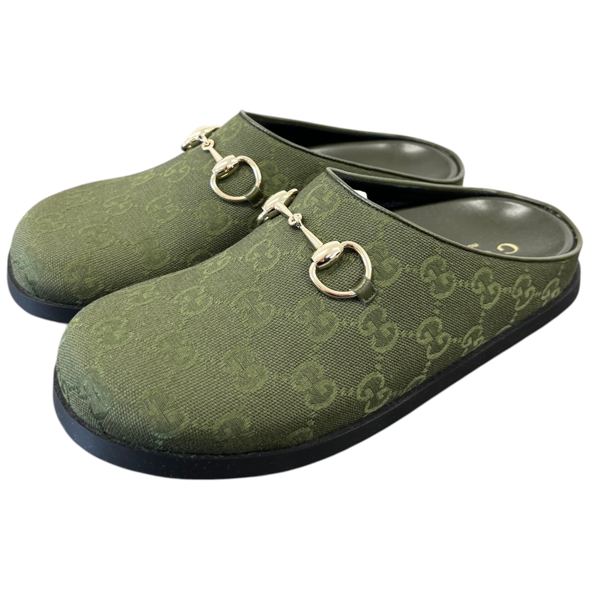 Women's Gg Supreme Mules Green Size EU 37 / UK 4