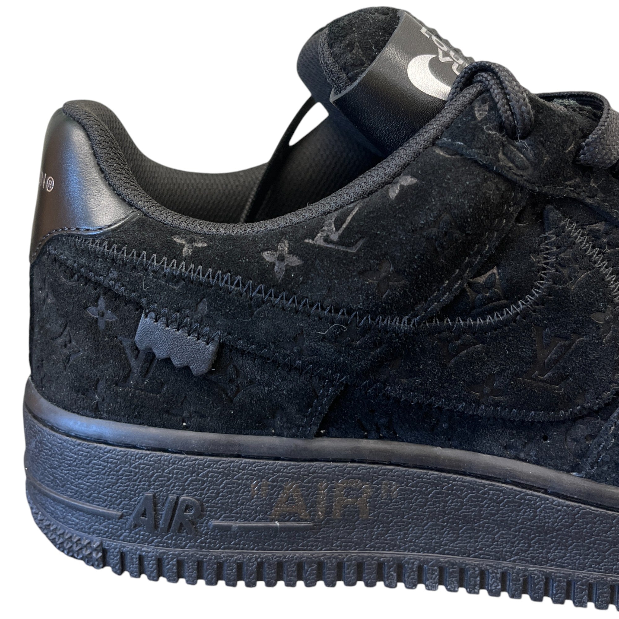 Men's Louis Vuitton X Air Force 1 Low Trainers Black Size EU 40 / UK 6