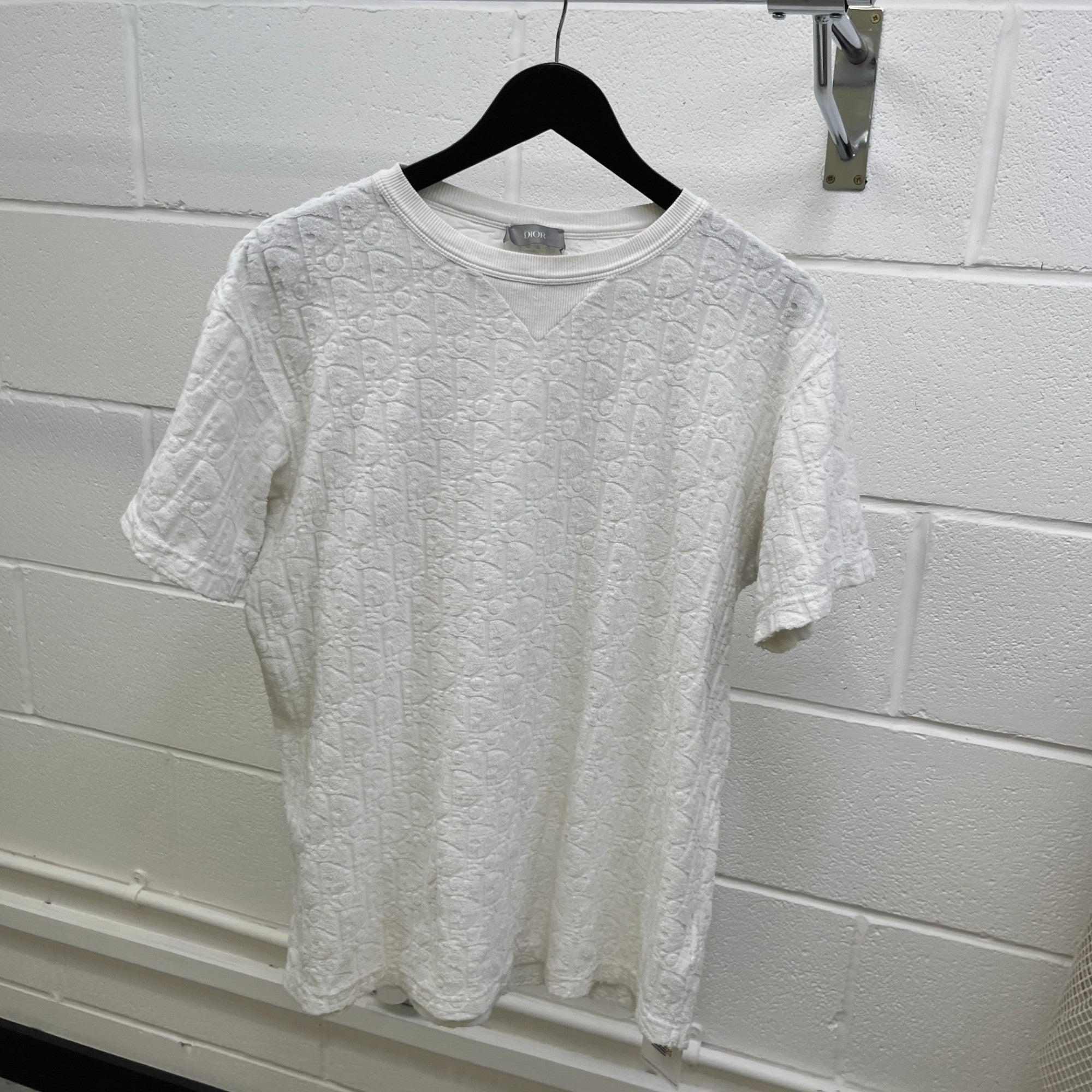 Men's Oblique T-Shirt White Size S