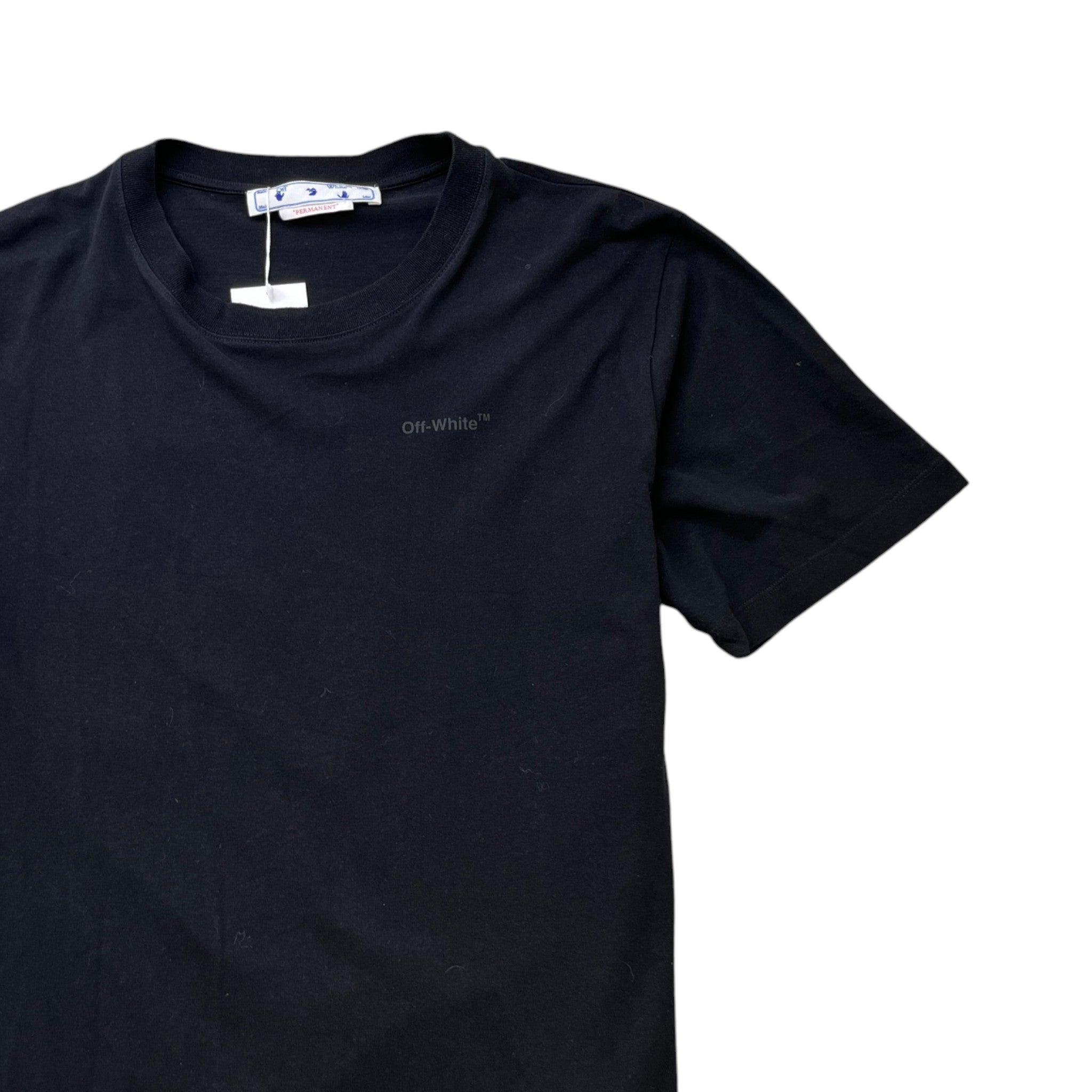 Men's Logo Print T-Shirt Black Size XXL