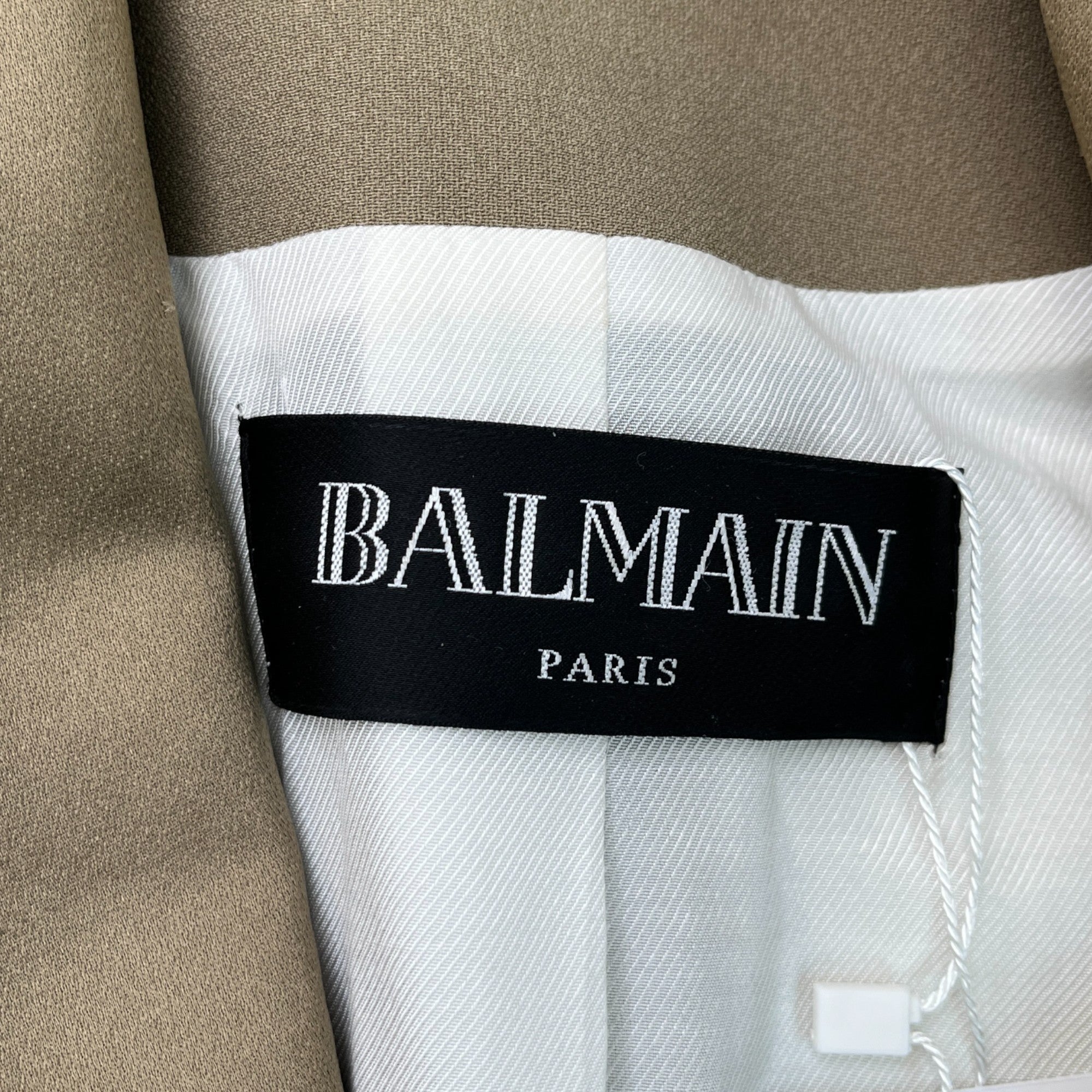 Women's Embellished Button Blazer Jacket Beige Size IT 38 / UK 6