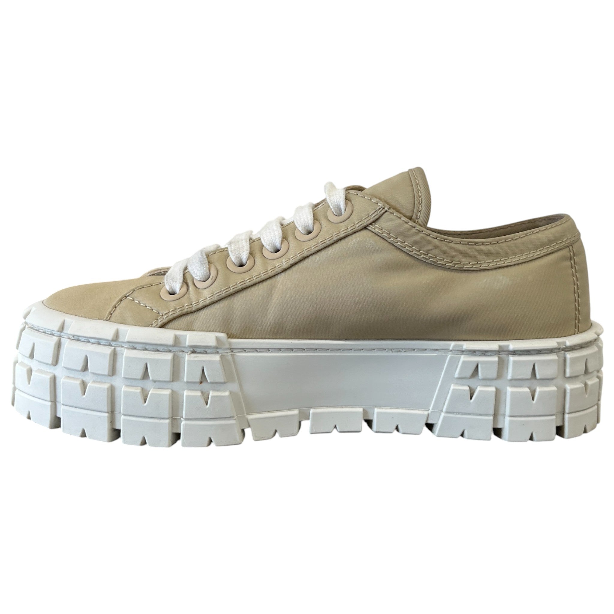 Women's Double Wheel Low Trainers Beige Size EU 36.5 / UK 3.5