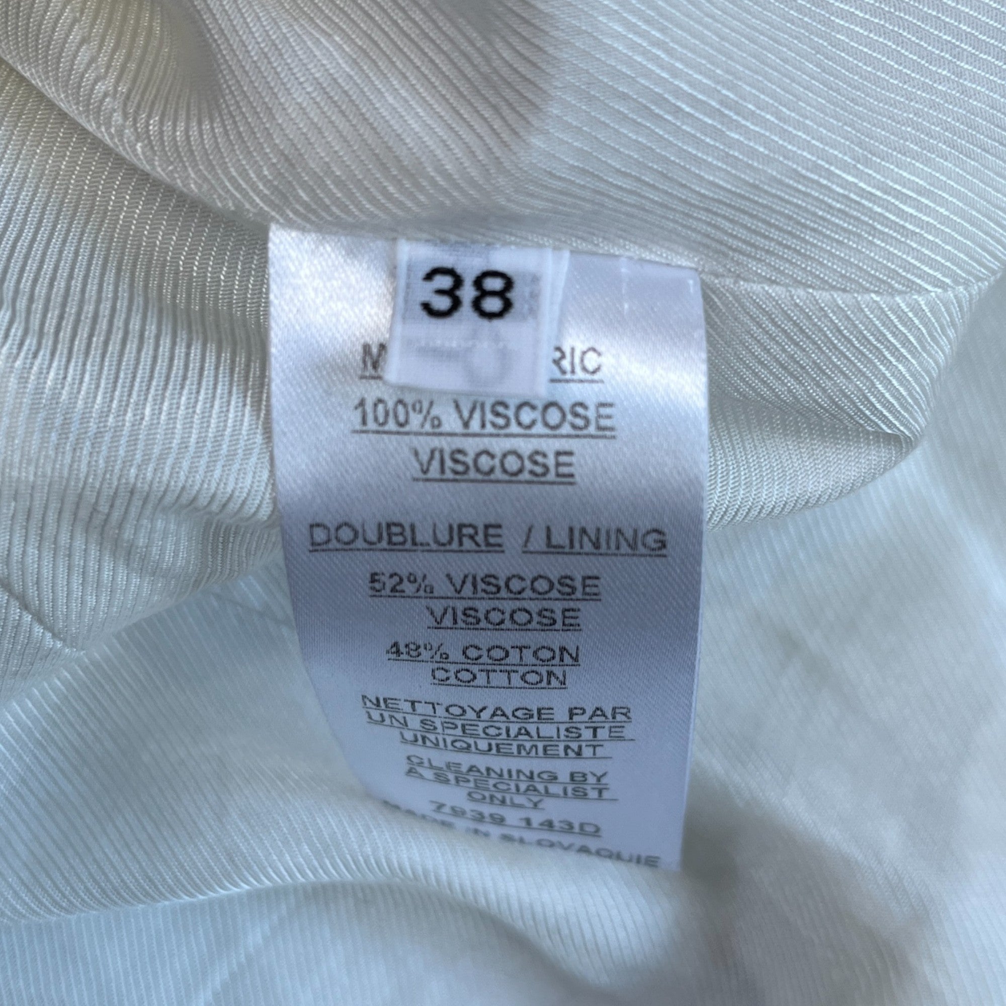 Women's Embellished Button Blazer Jacket Beige Size IT 38 / UK 6