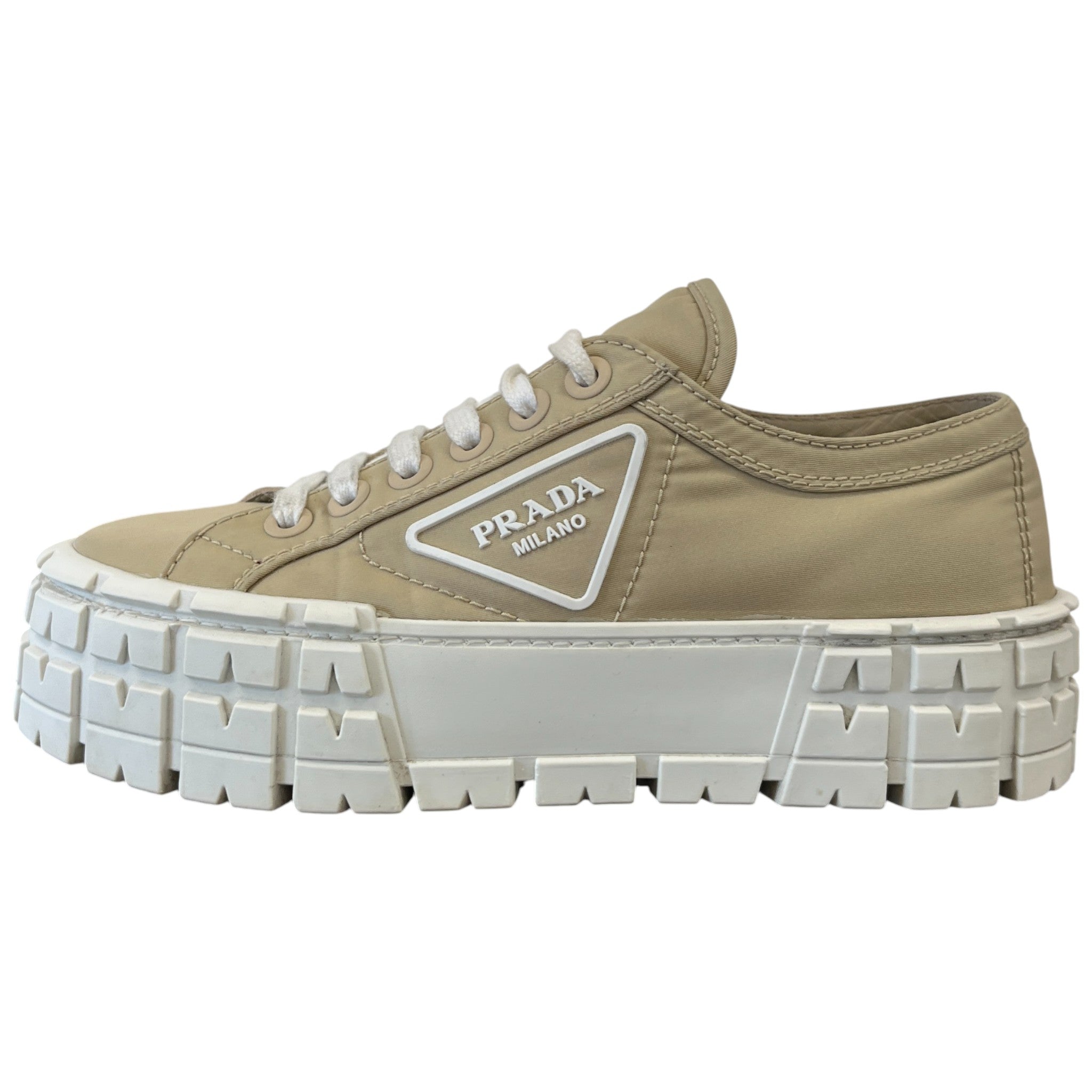 Women's Double Wheel Low Trainers Beige Size EU 36.5 / UK 3.5