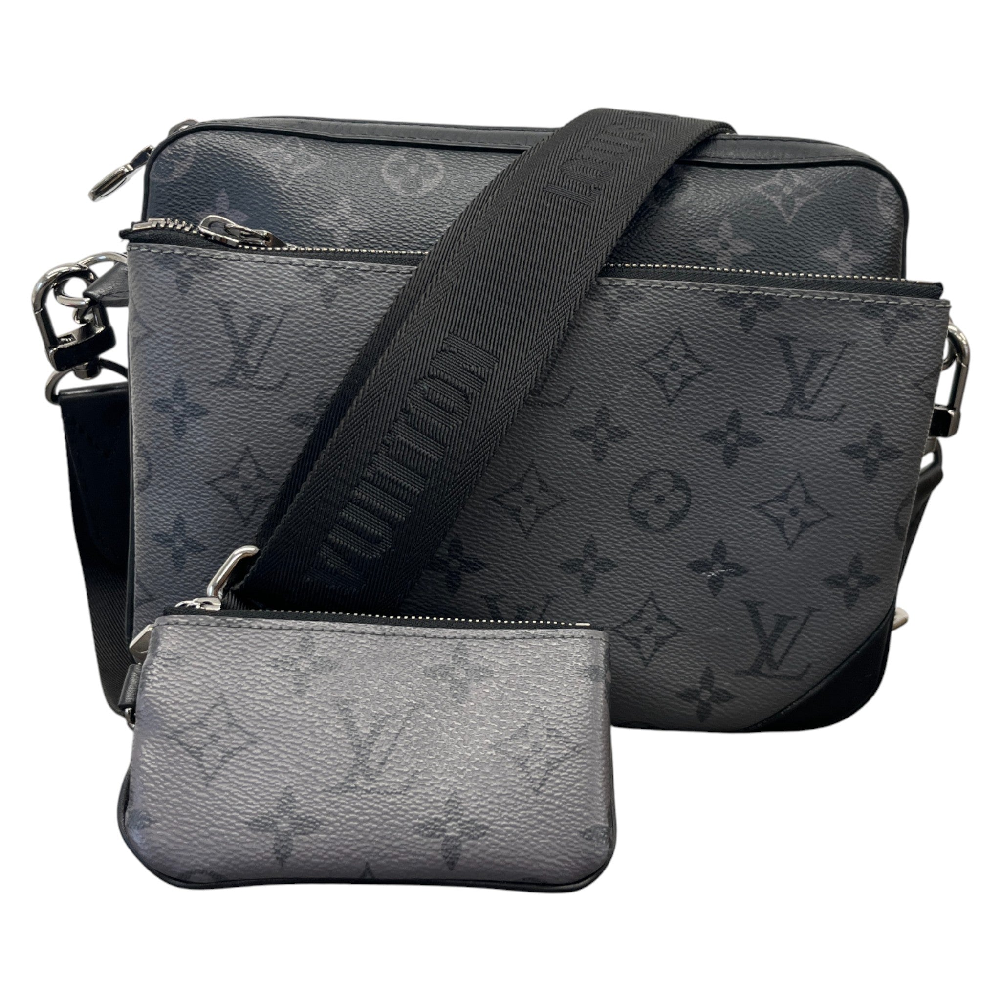 Men's Trio Messenger Bag Bag Black