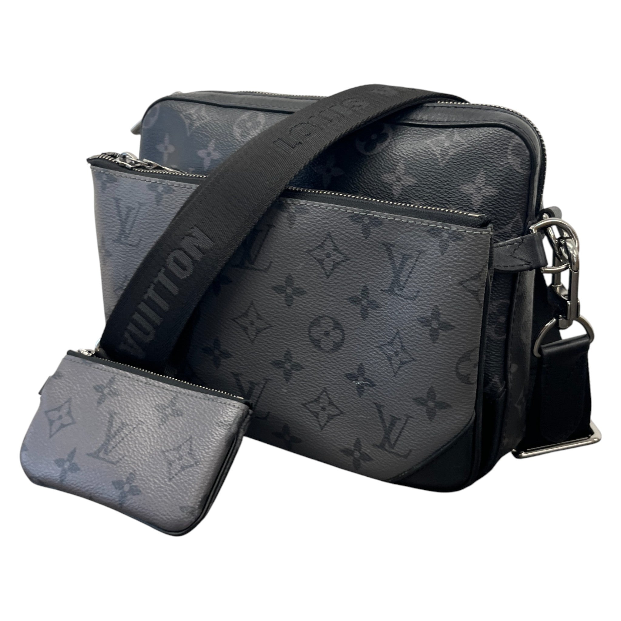 Men's Trio Messenger Bag Bag Black