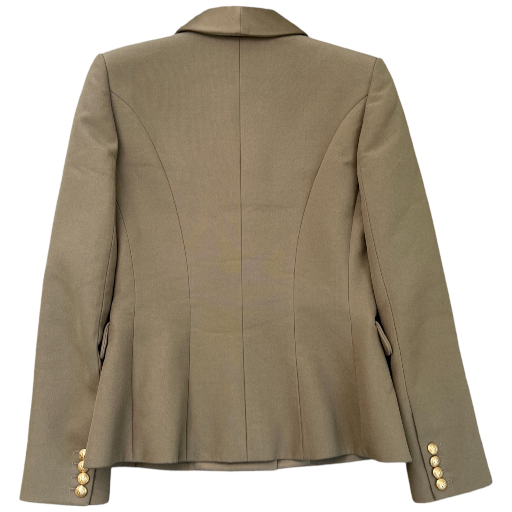 Women's Embellished Button Blazer Jacket Beige Size IT 38 / UK 6