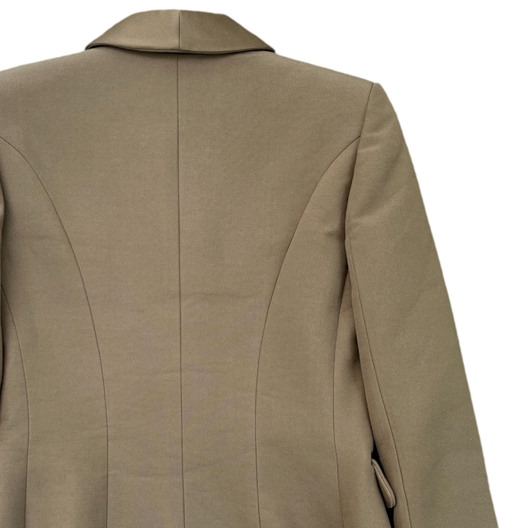 Women's Embellished Button Blazer Jacket Beige Size IT 38 / UK 6