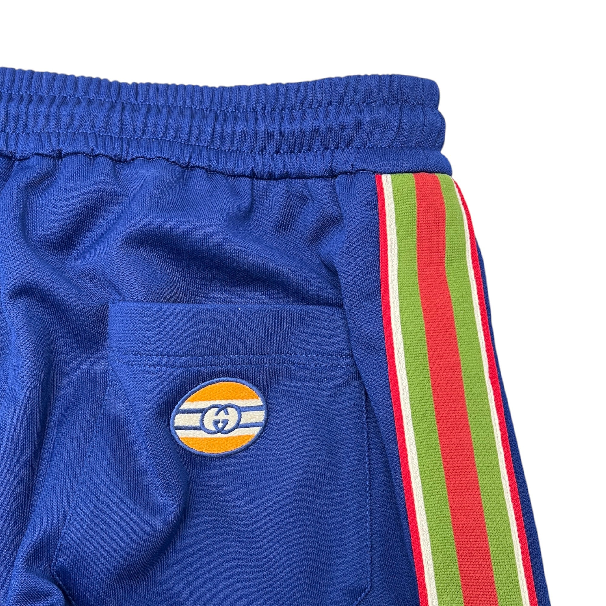 Men's Tape Logo Joggers Blue Size M