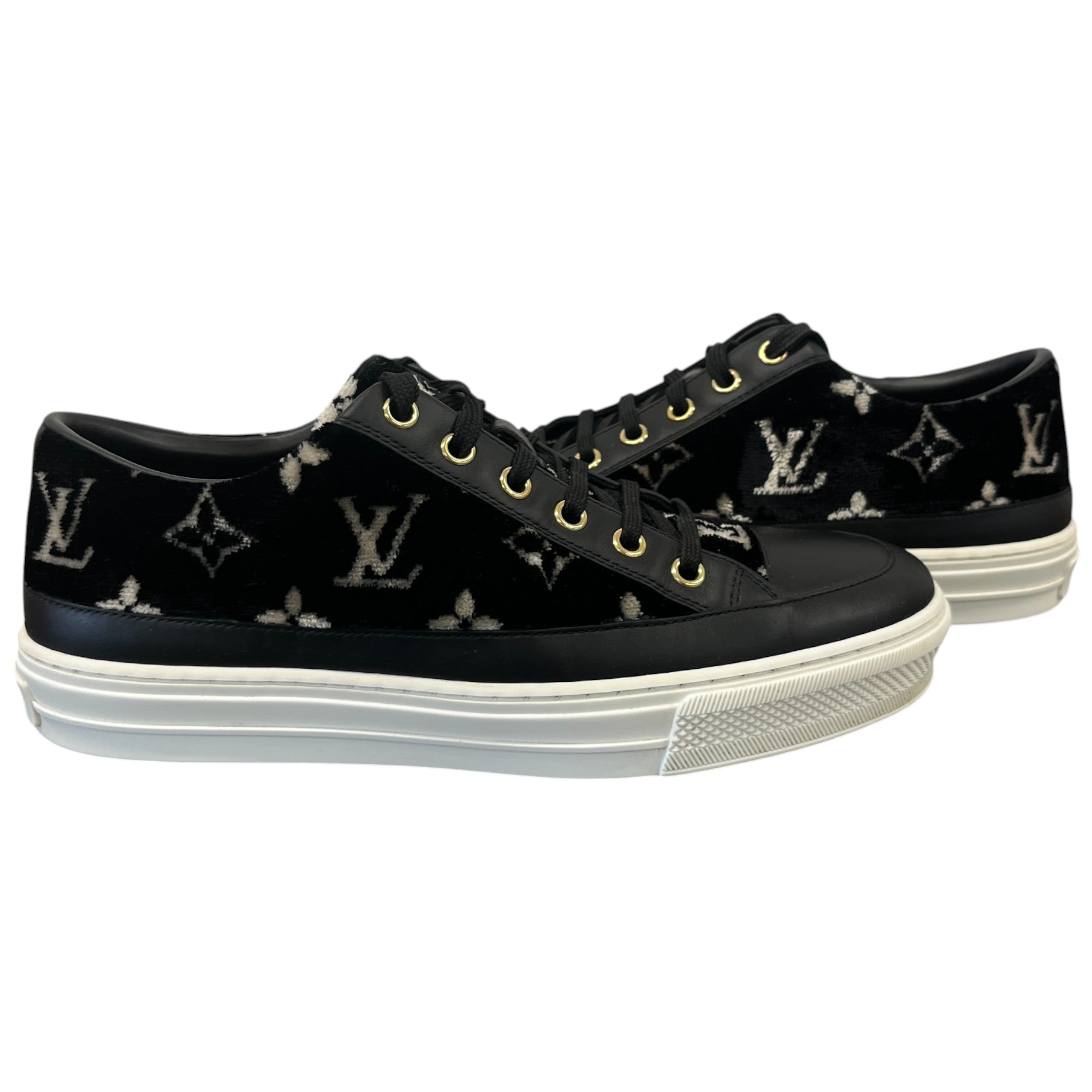Women's Monogram Stellar Low Trainers Black Size EU 37 / UK 4