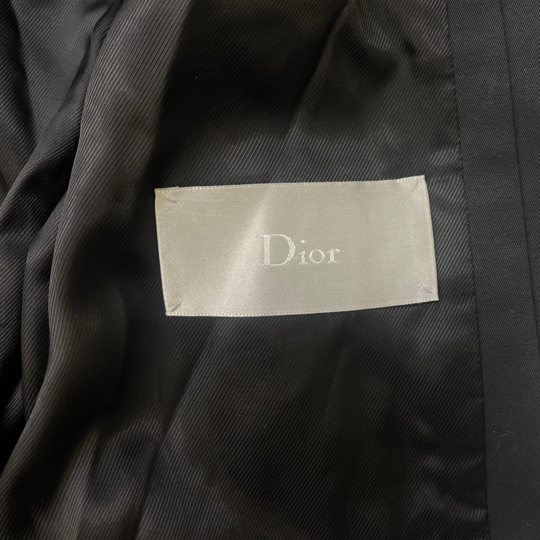 Men's Zipped Hooded Parka Jacket Black Size IT 48 / M