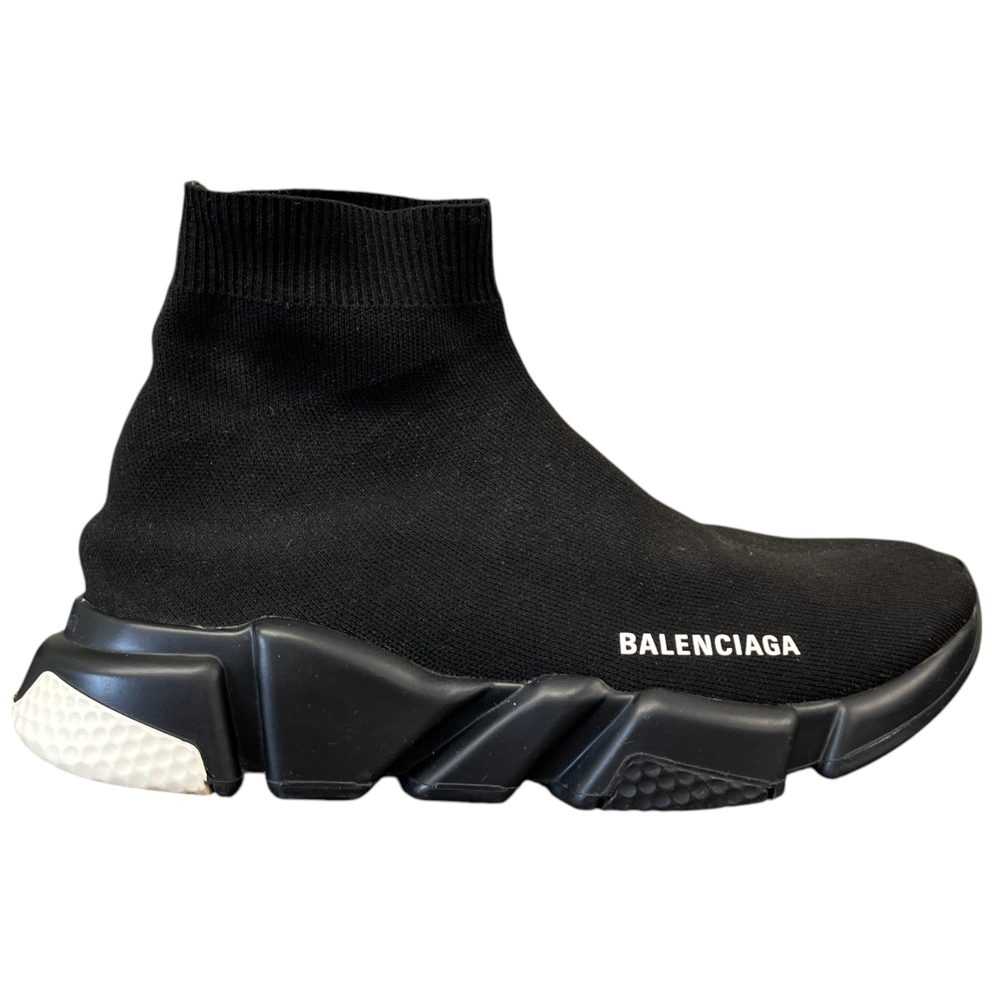 Men's Speed Sock High Trainers Black Size EU 40 / UK 6