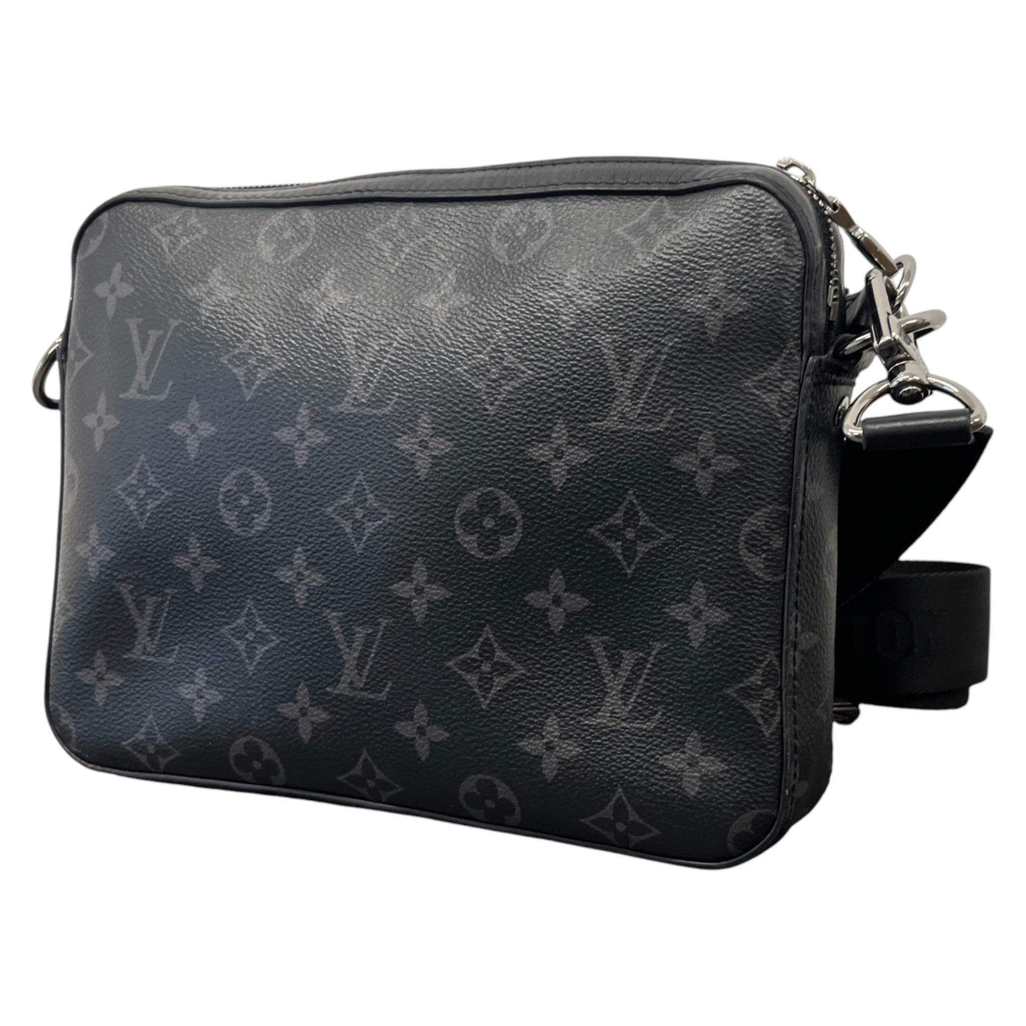 Men's Trio Messenger Bag Bag Black