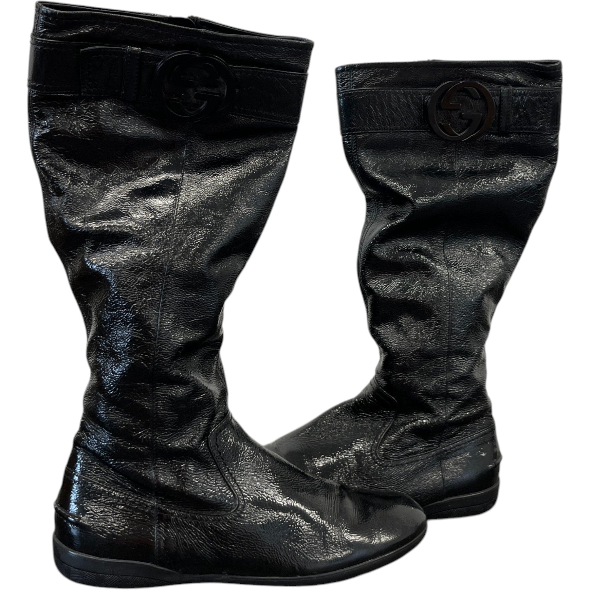 Women's Interlocking G Boots Black Size EU 36 / UK 3