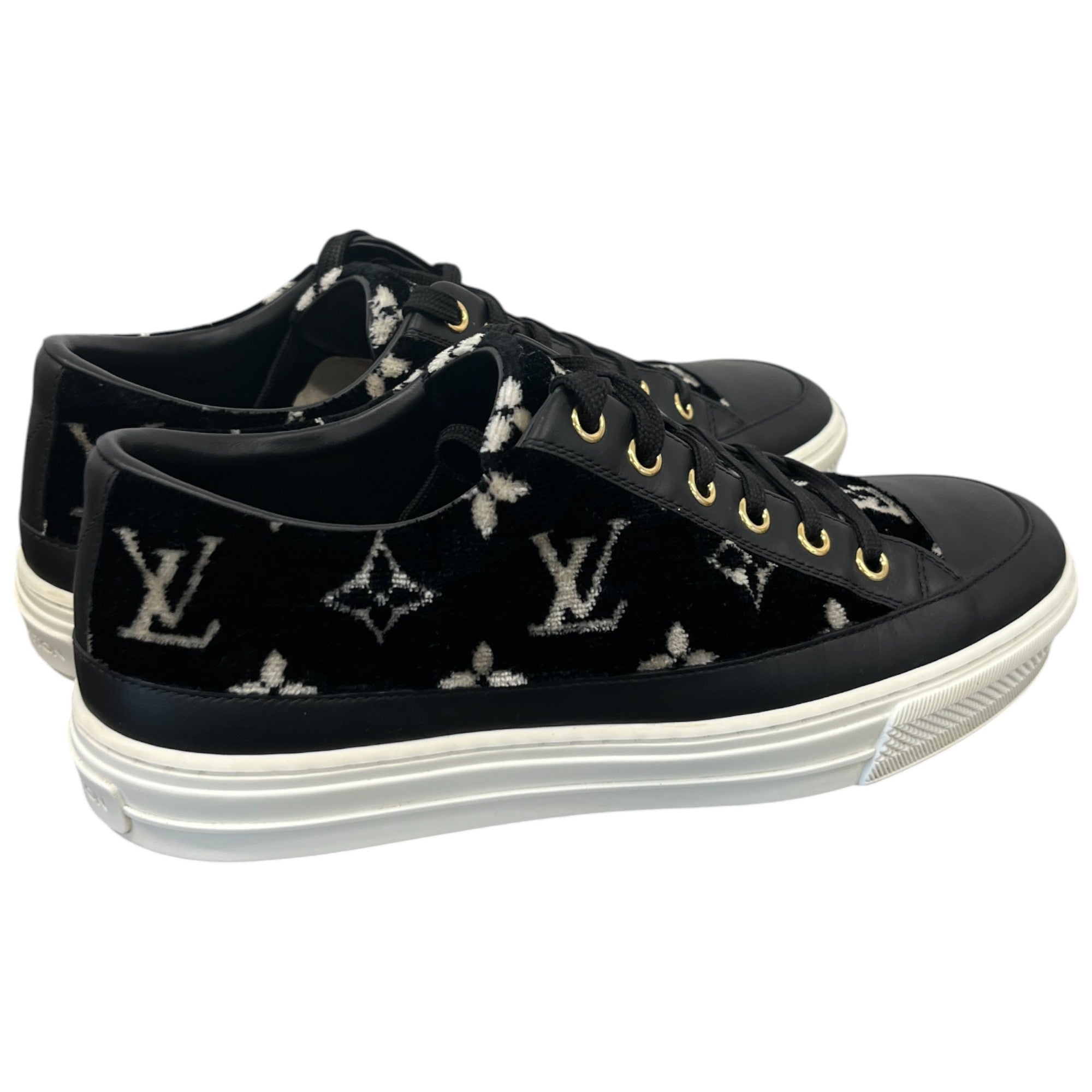 Women's Monogram Stellar Low Trainers Black Size EU 37 / UK 4