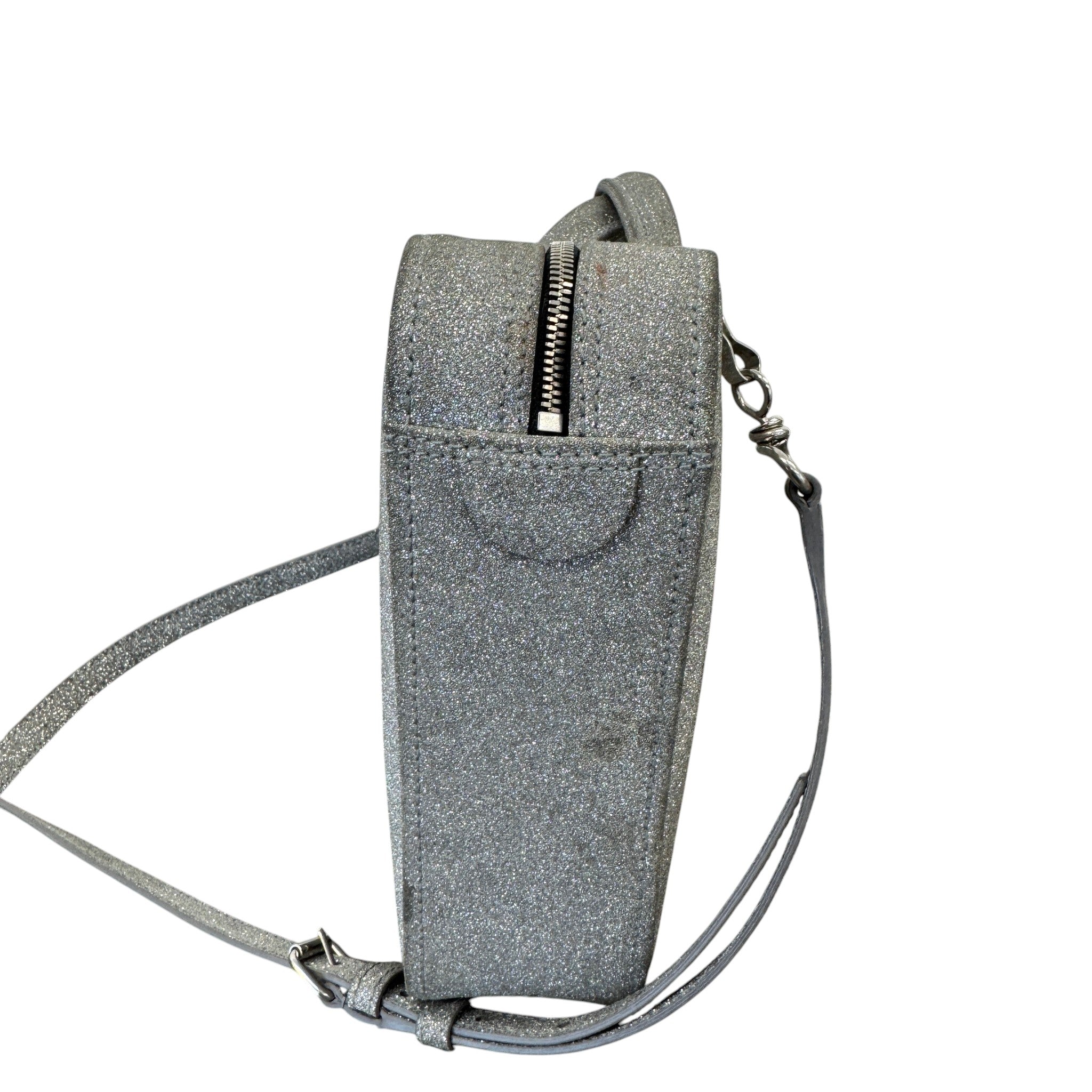 Women's Glitter Triangle Duffle Xs Bag Silver