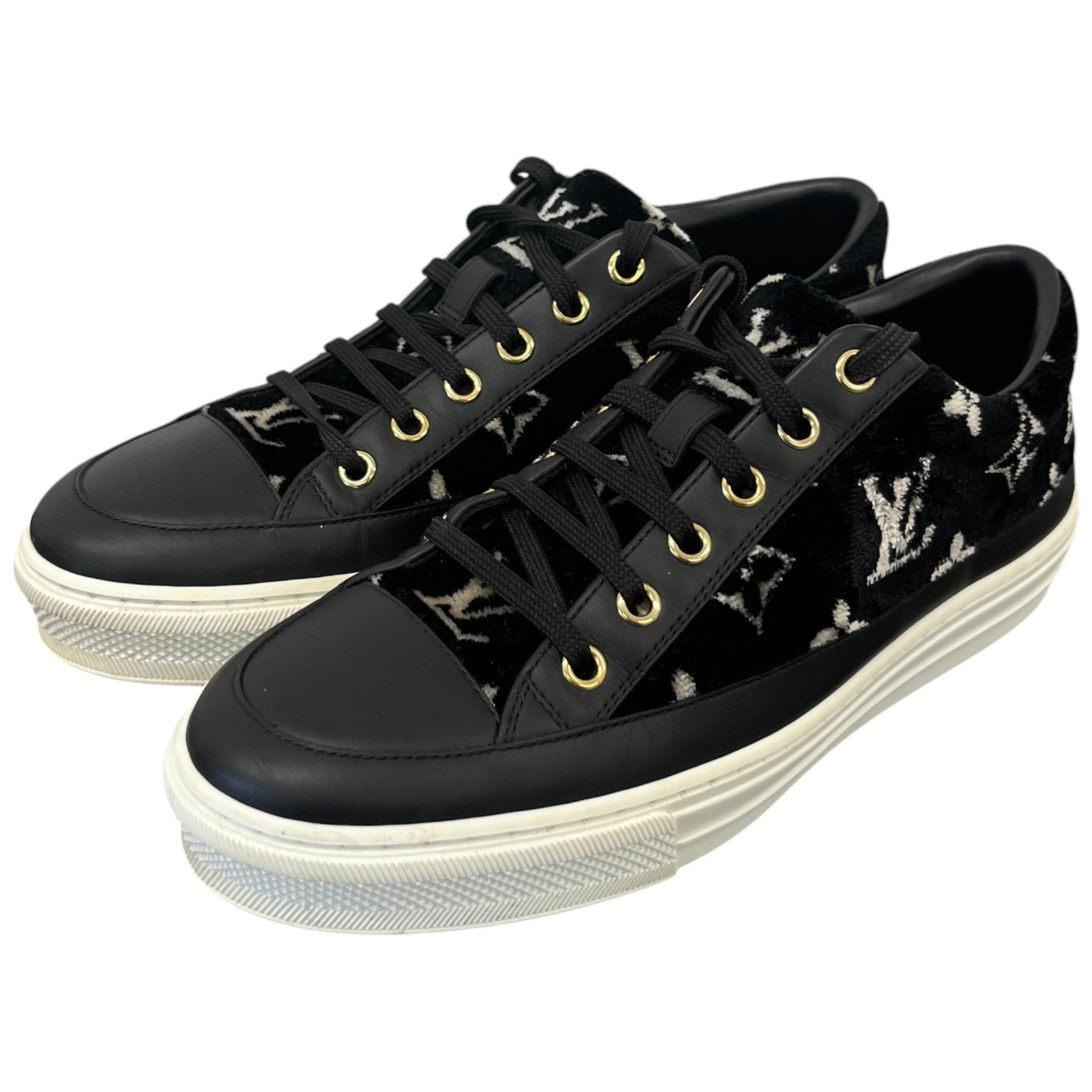 Women's Monogram Stellar Low Trainers Black Size EU 37 / UK 4