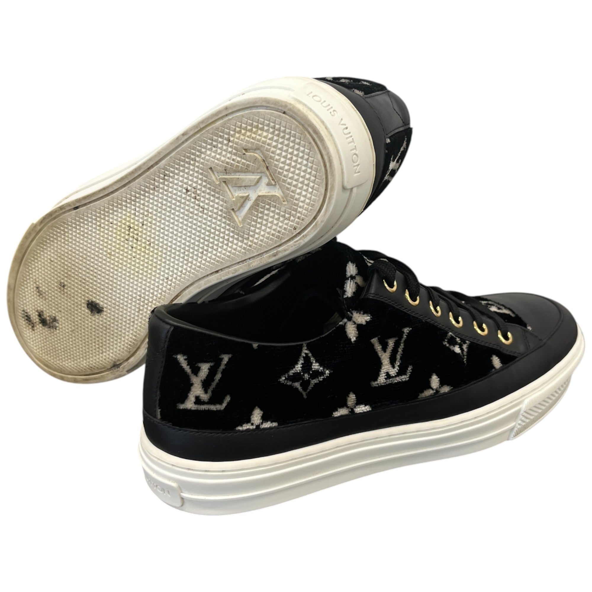 Women's Monogram Stellar Low Trainers Black Size EU 37 / UK 4