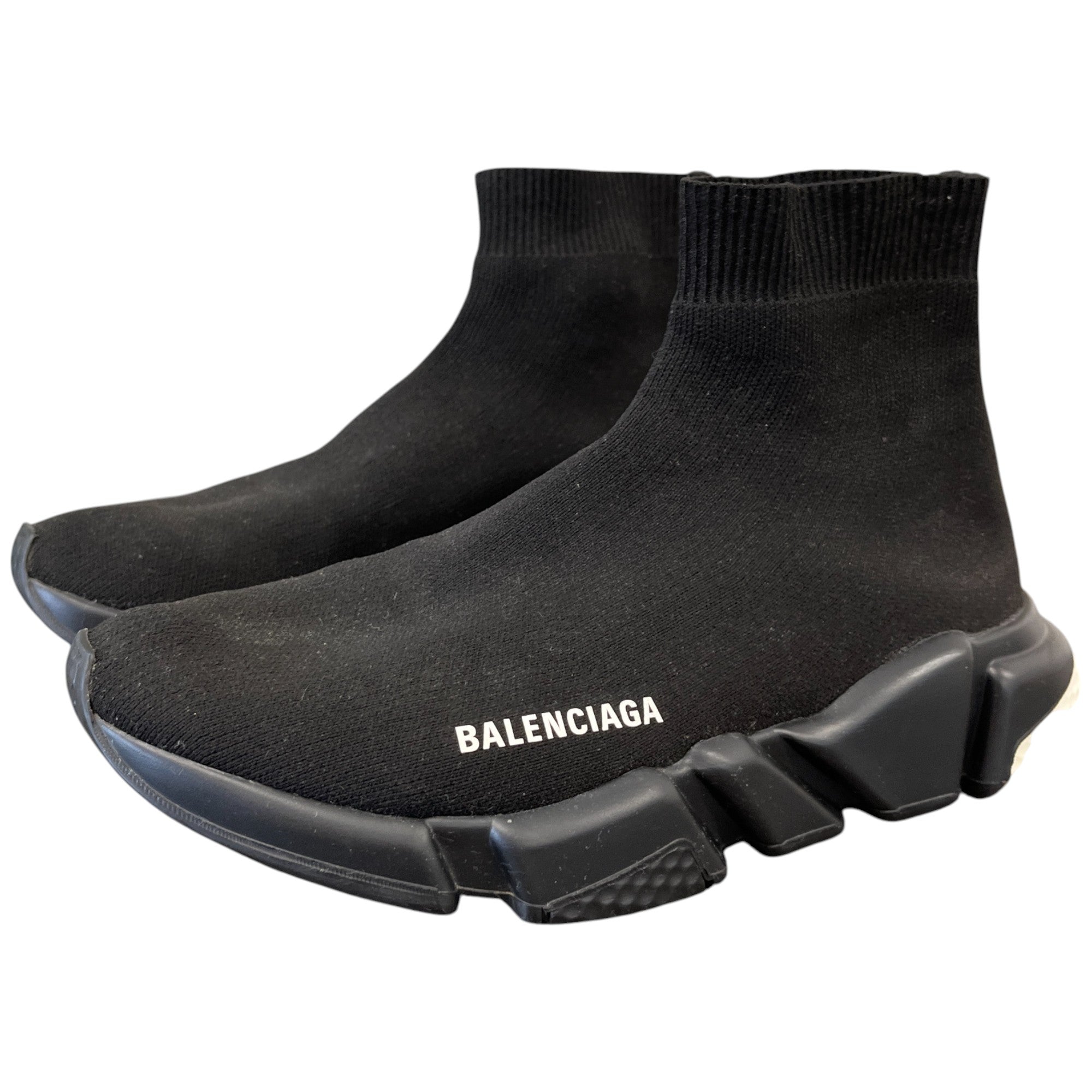 Men's Speed Sock High Trainers Black Size EU 40 / UK 6