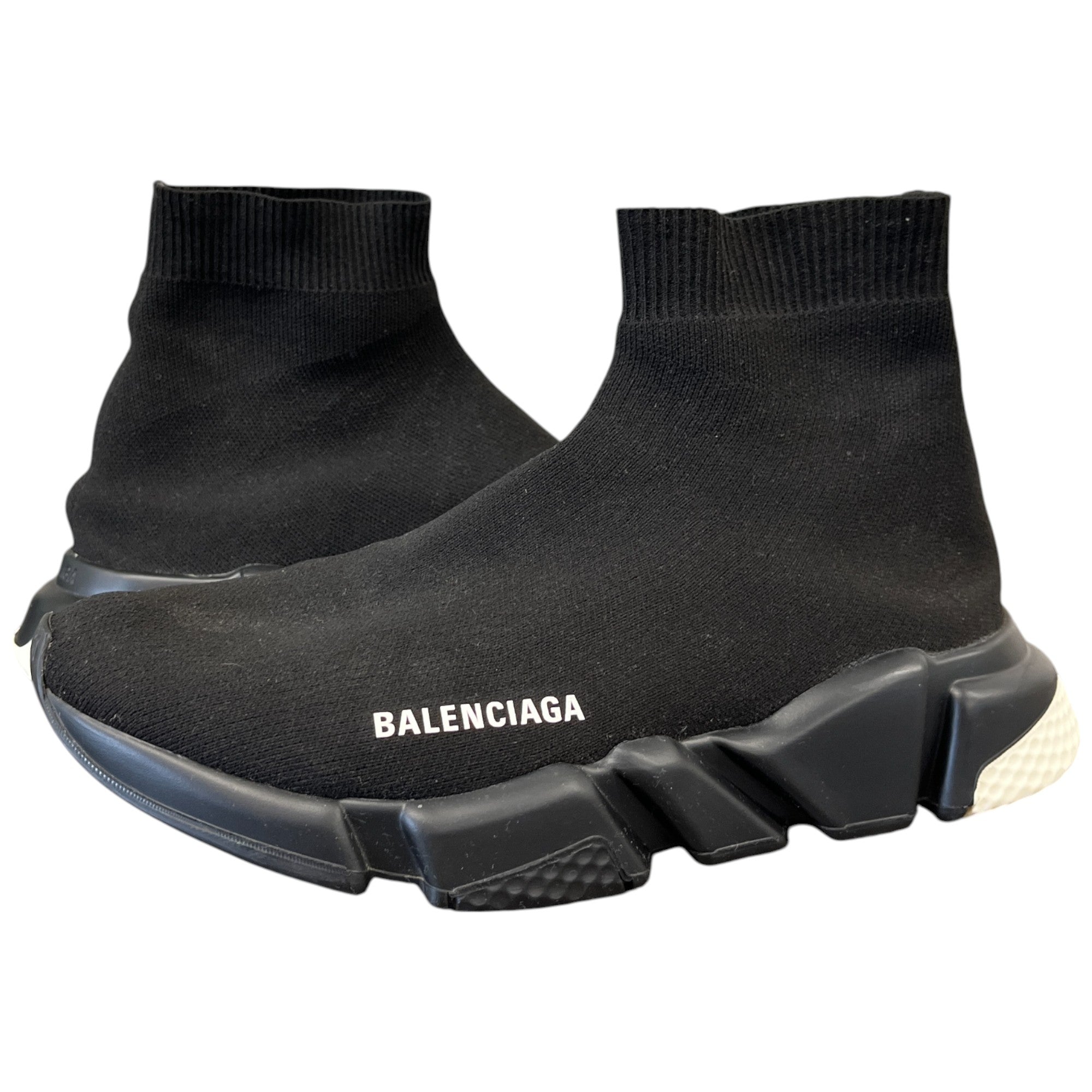 Men's Speed Sock High Trainers Black Size EU 40 / UK 6