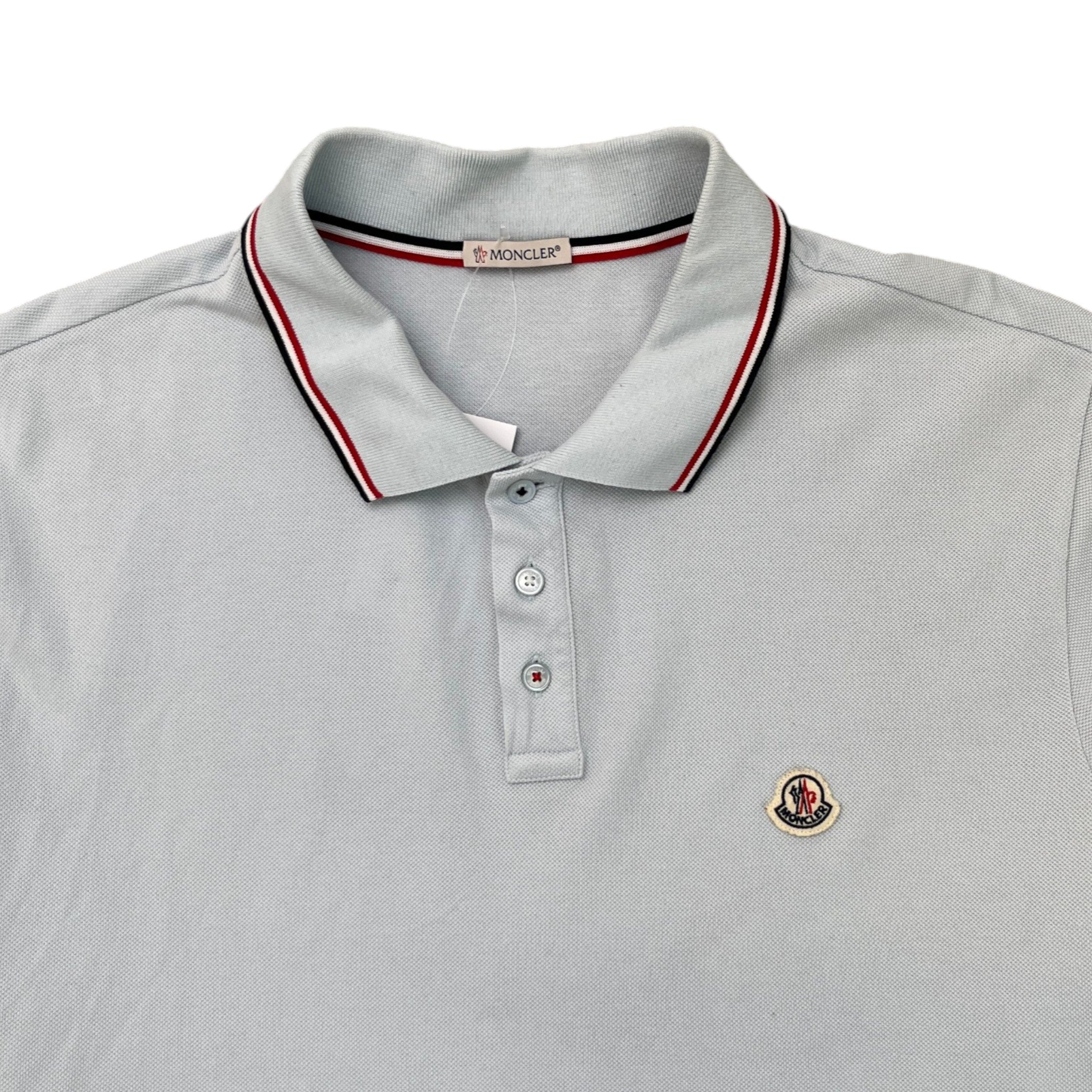 Men's Maglia Polo Shirt Blue Size XXXL