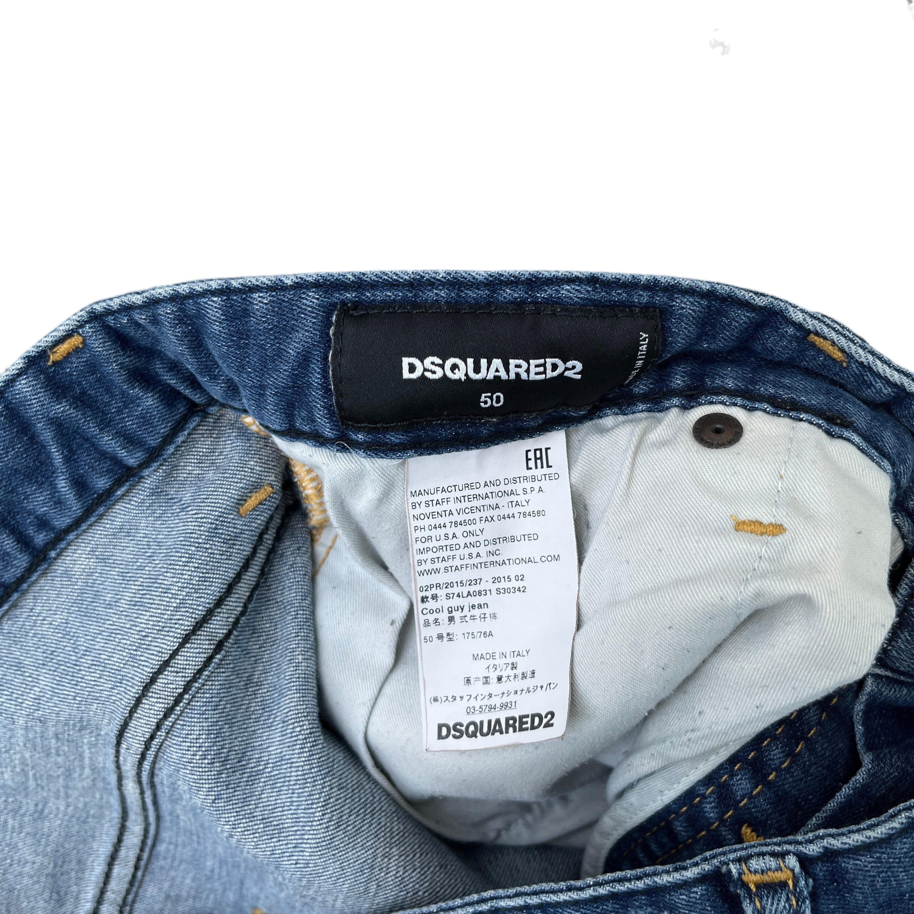 Men's Cool Guy Jeans Blue Size IT 50 / UK 34