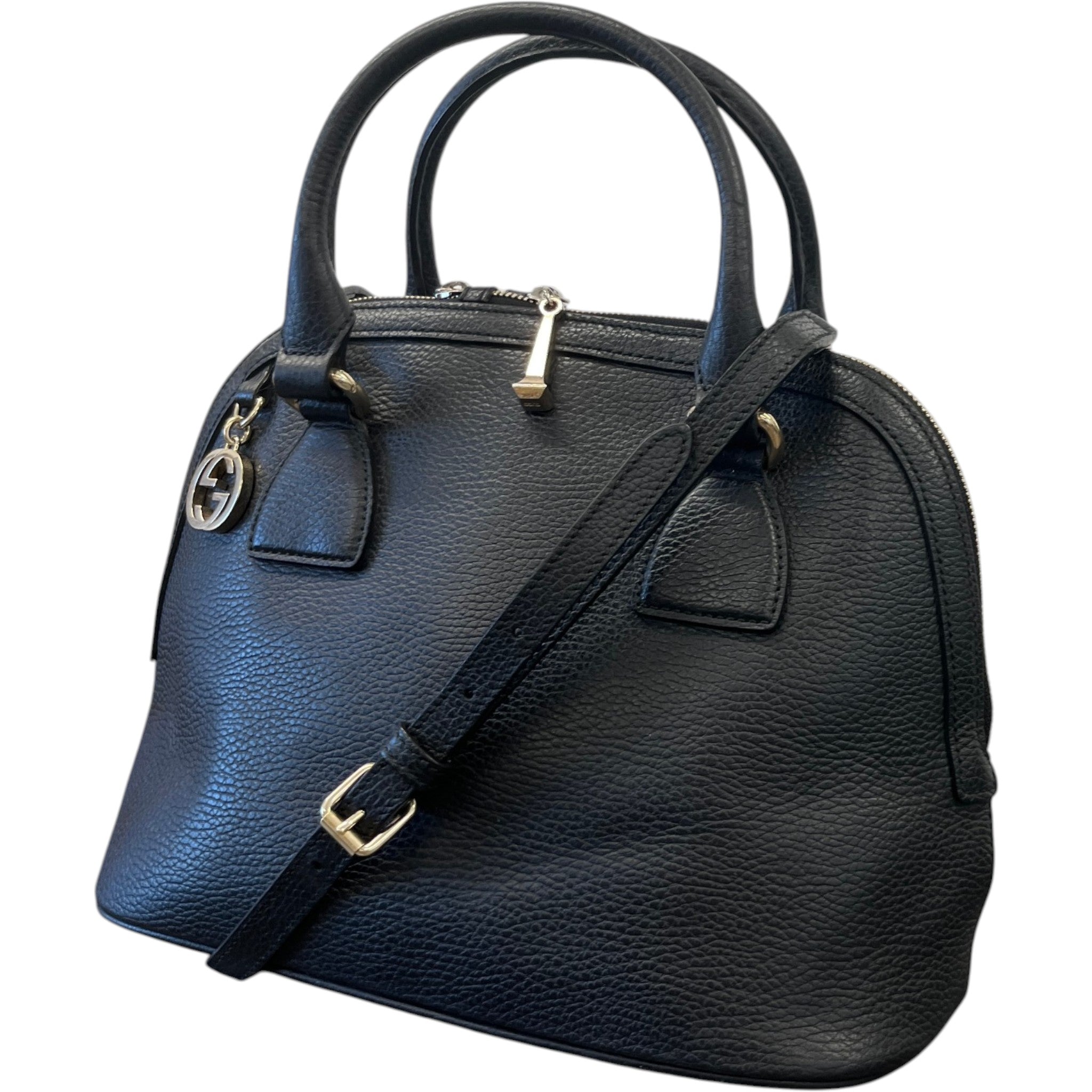 Women's Gg Charm Dome Bag Black