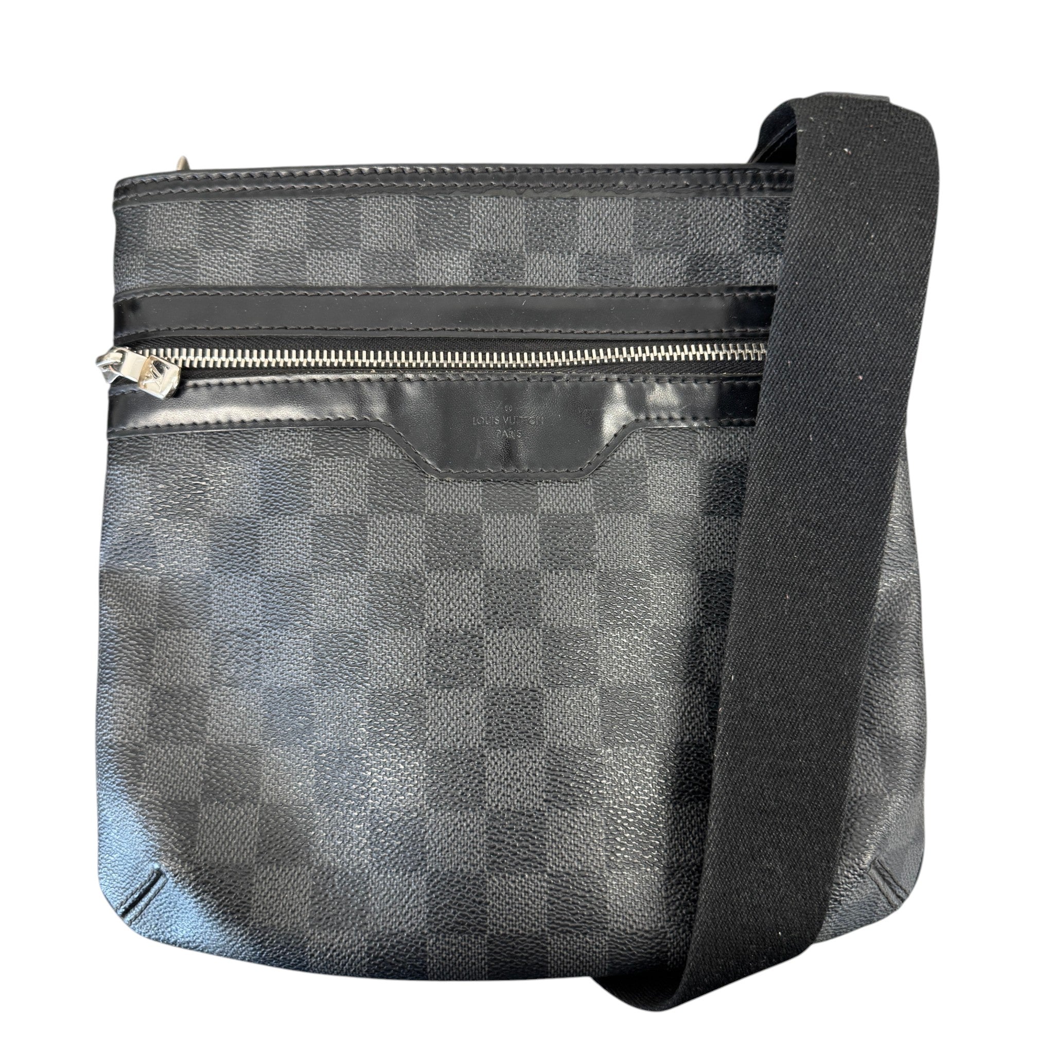 Men's Damier Graphite Thomas Messenger Bag Black