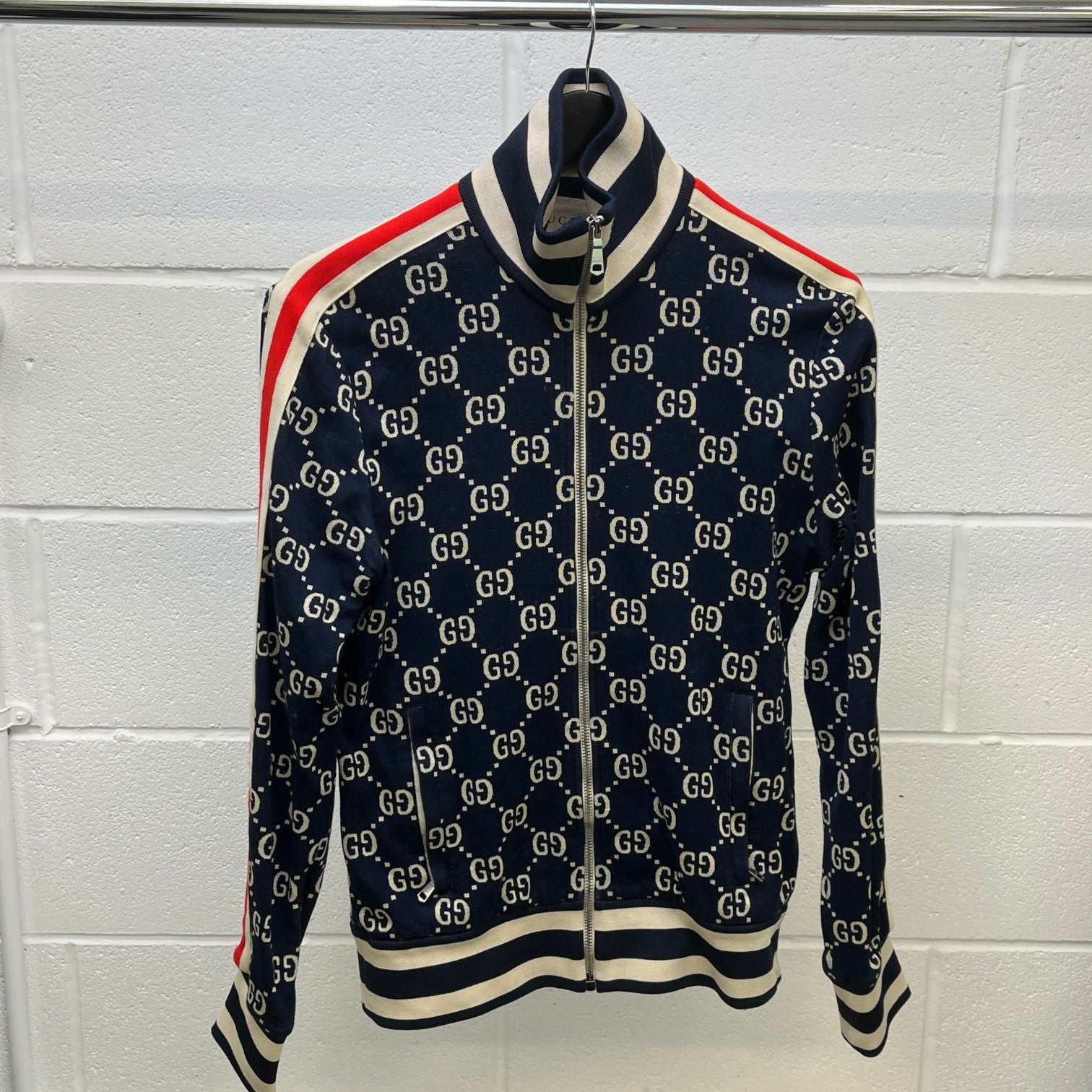 Men's Gg Supreme Track Jacket Blue Size S