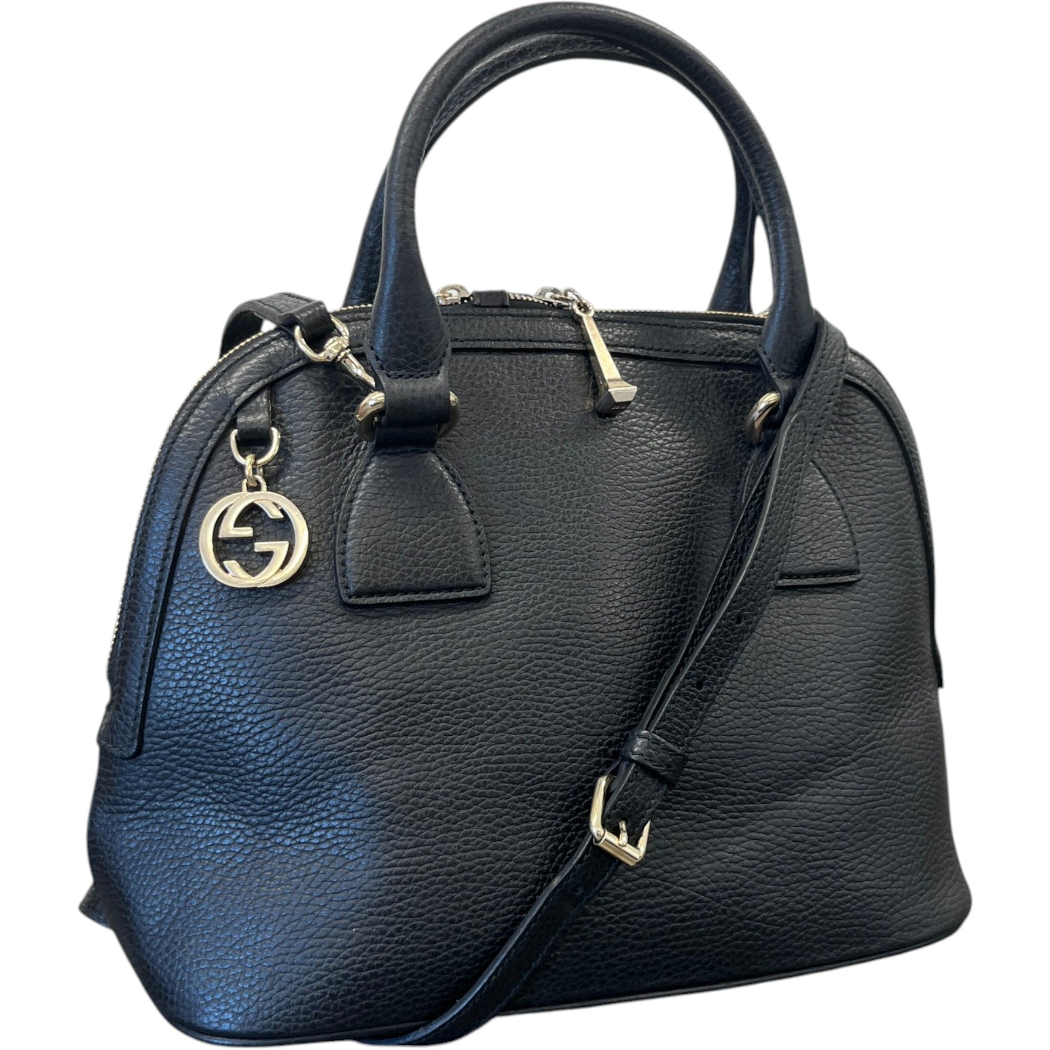 Women's Gg Charm Dome Bag Black