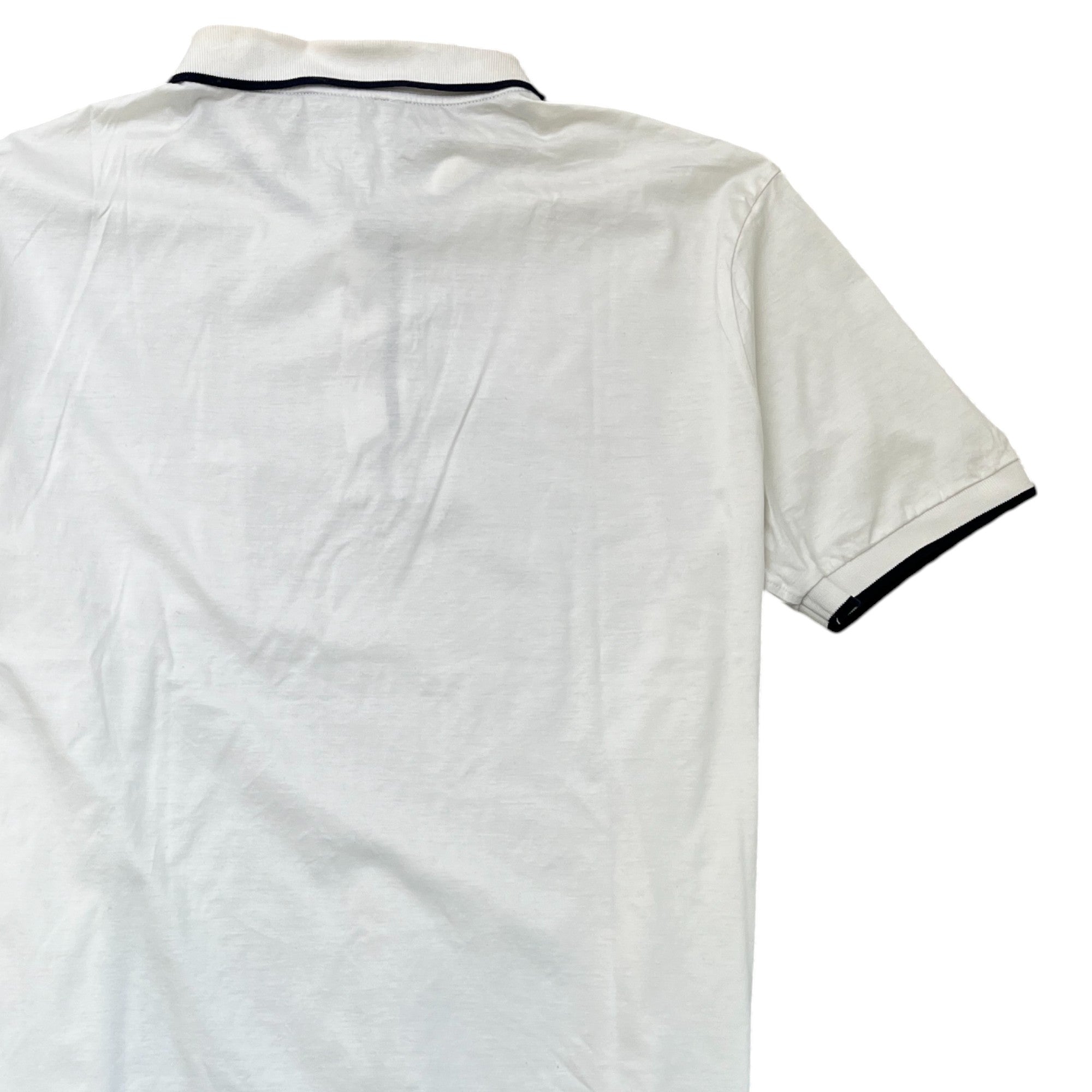 Men's Pocket Logo Polo Shirt White Size XL