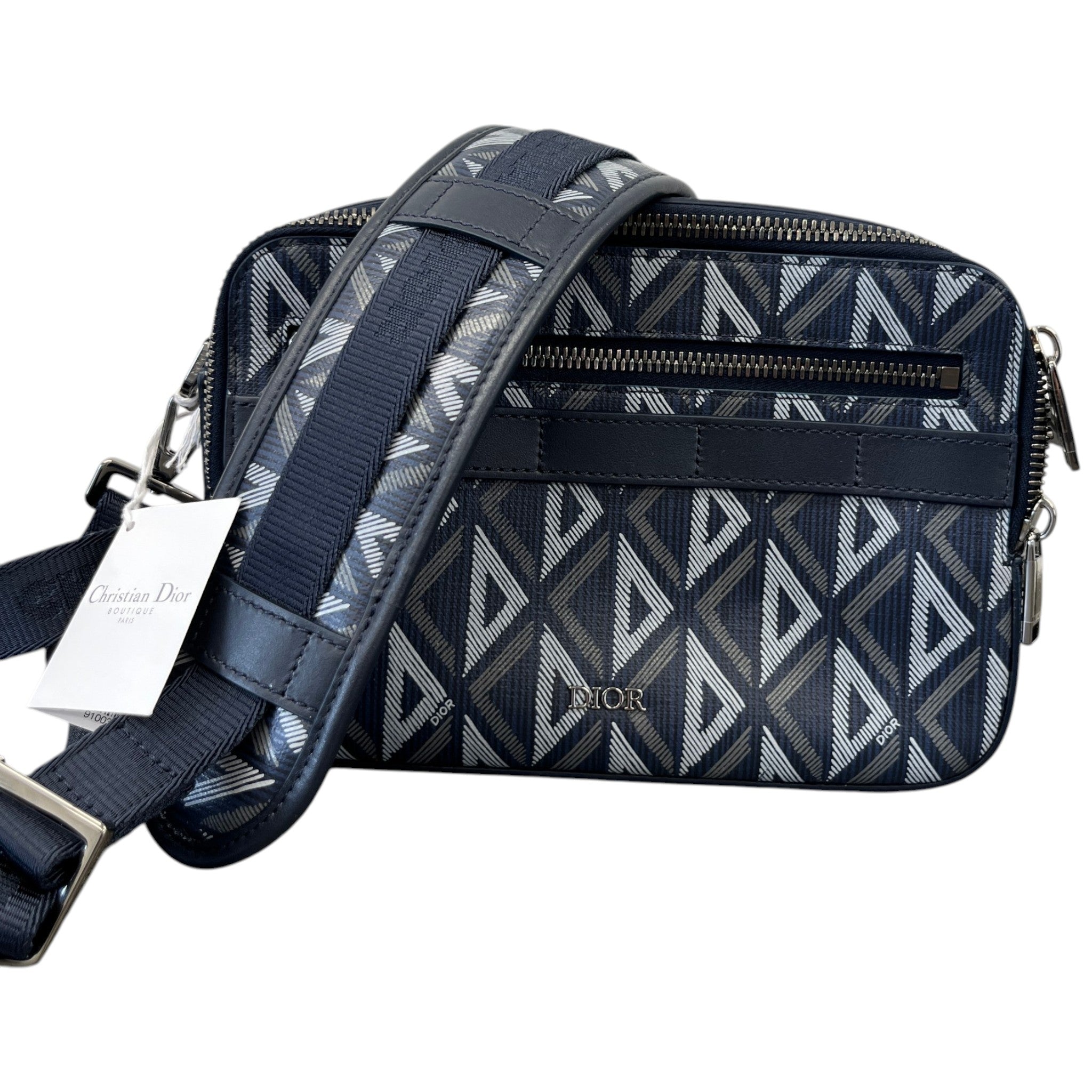 Men's Safari Messenger Bag Navy