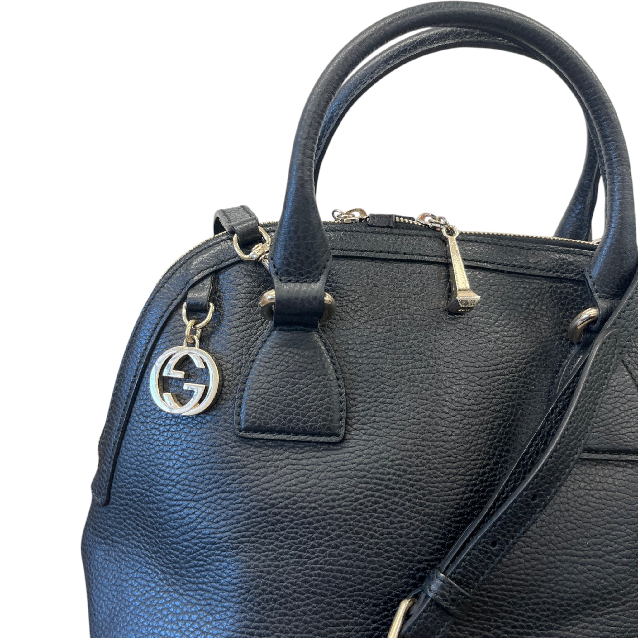 Women's Gg Charm Dome Bag Black