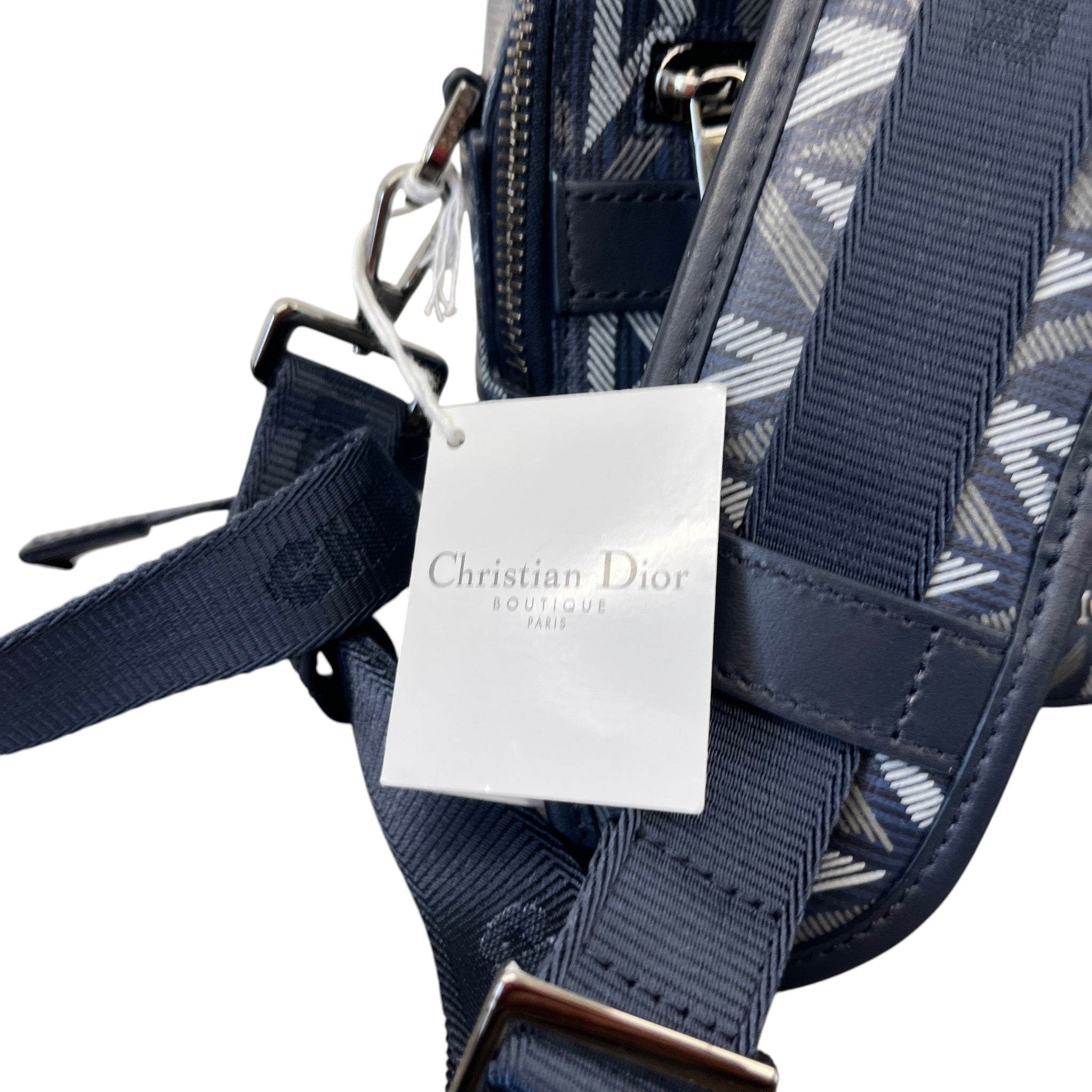Men's Safari Messenger Bag Navy