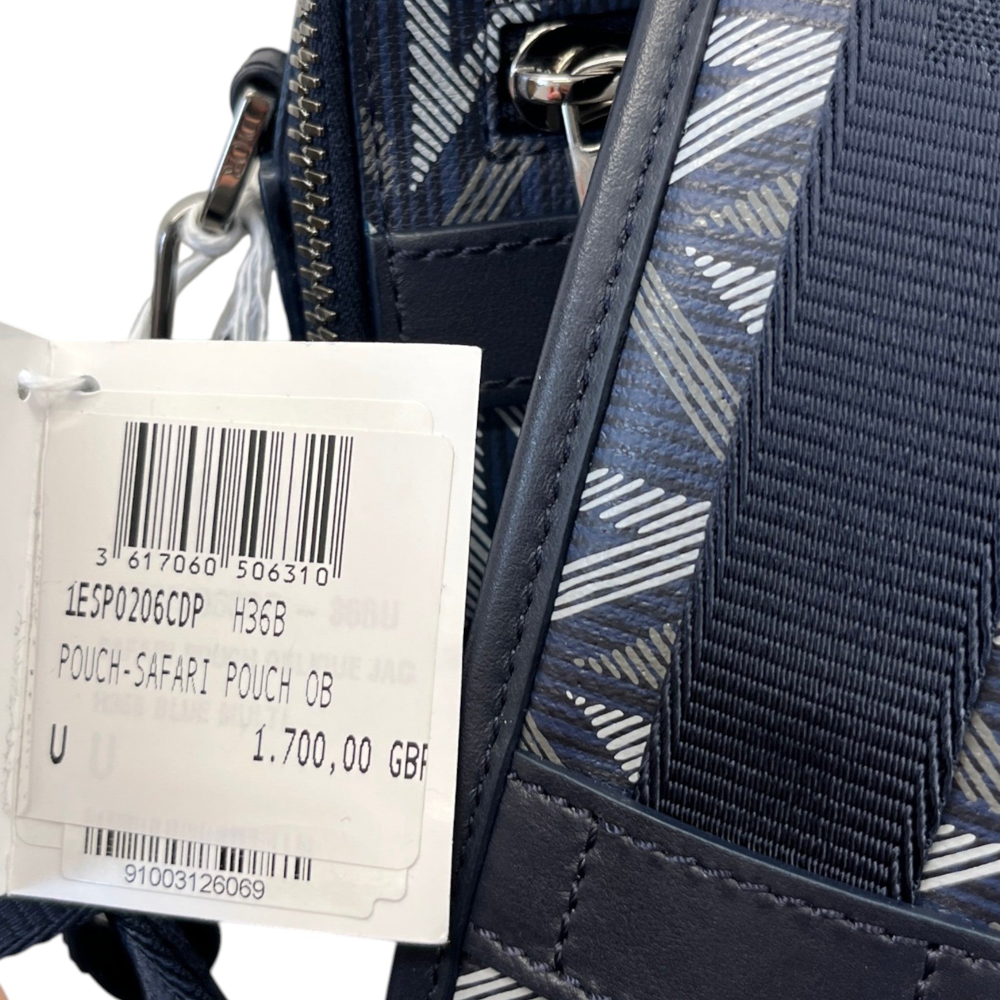 Men's Safari Messenger Bag Navy