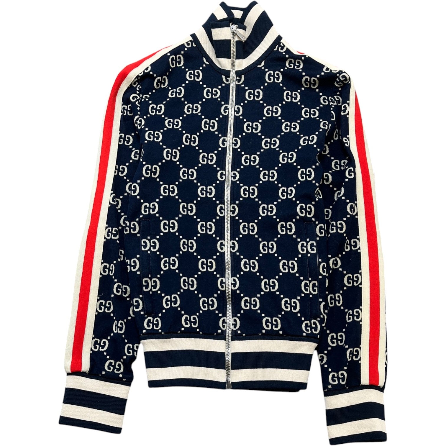 Men's Gg Supreme Track Jacket Blue Size S