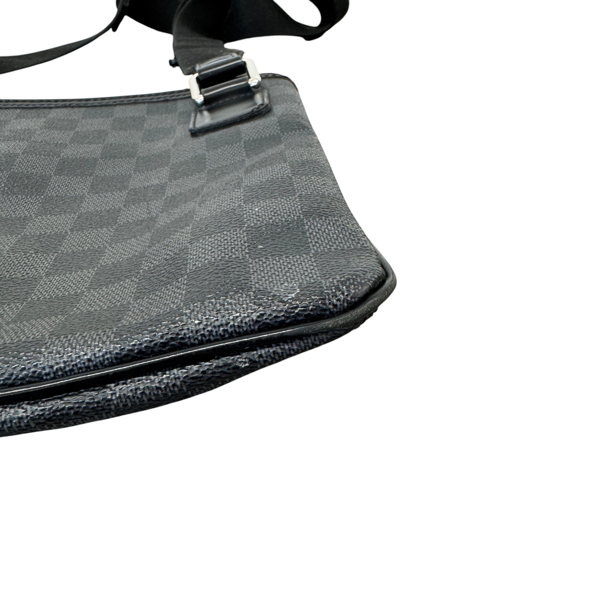Men's Damier Graphite Thomas Messenger Bag Black