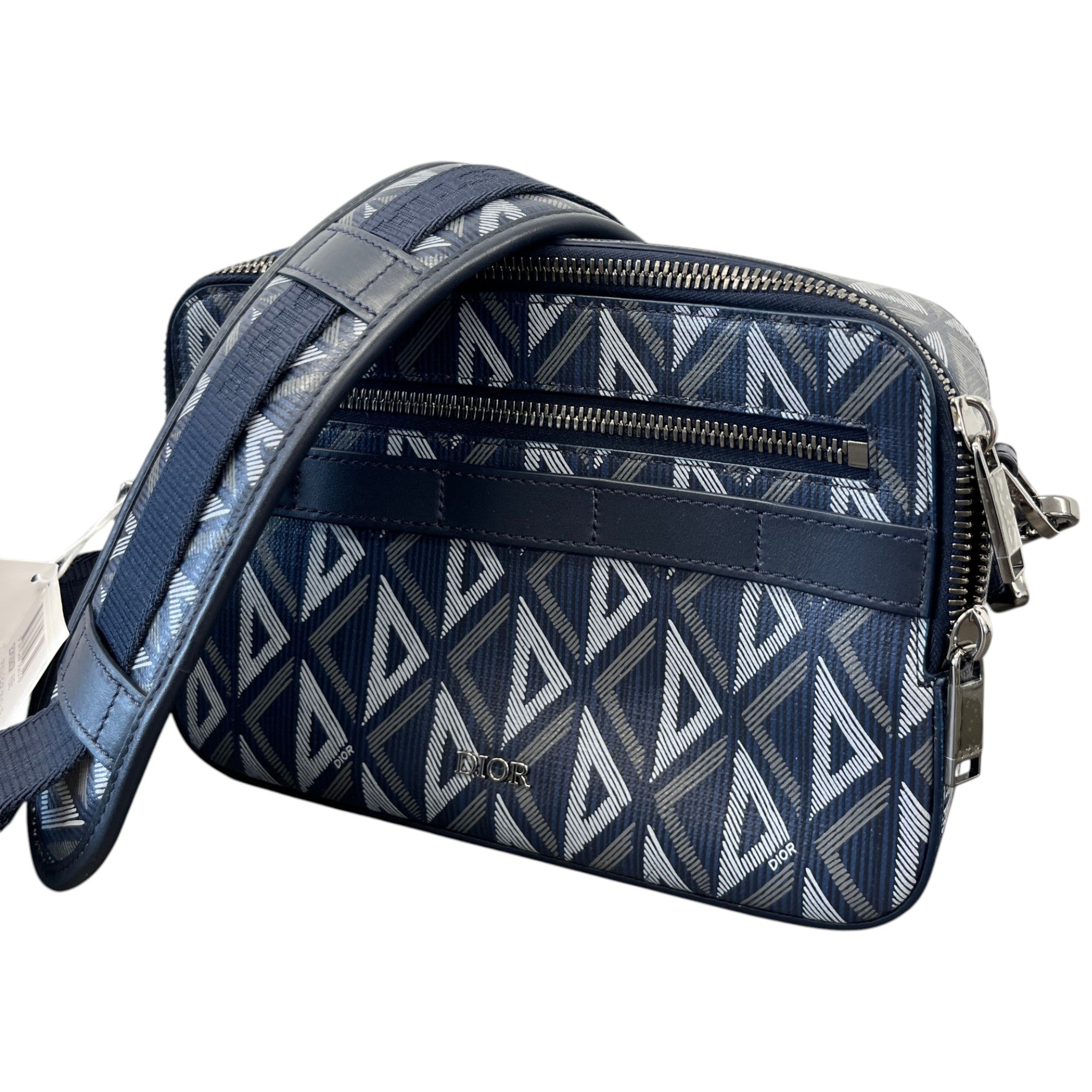 Men's Safari Messenger Bag Navy