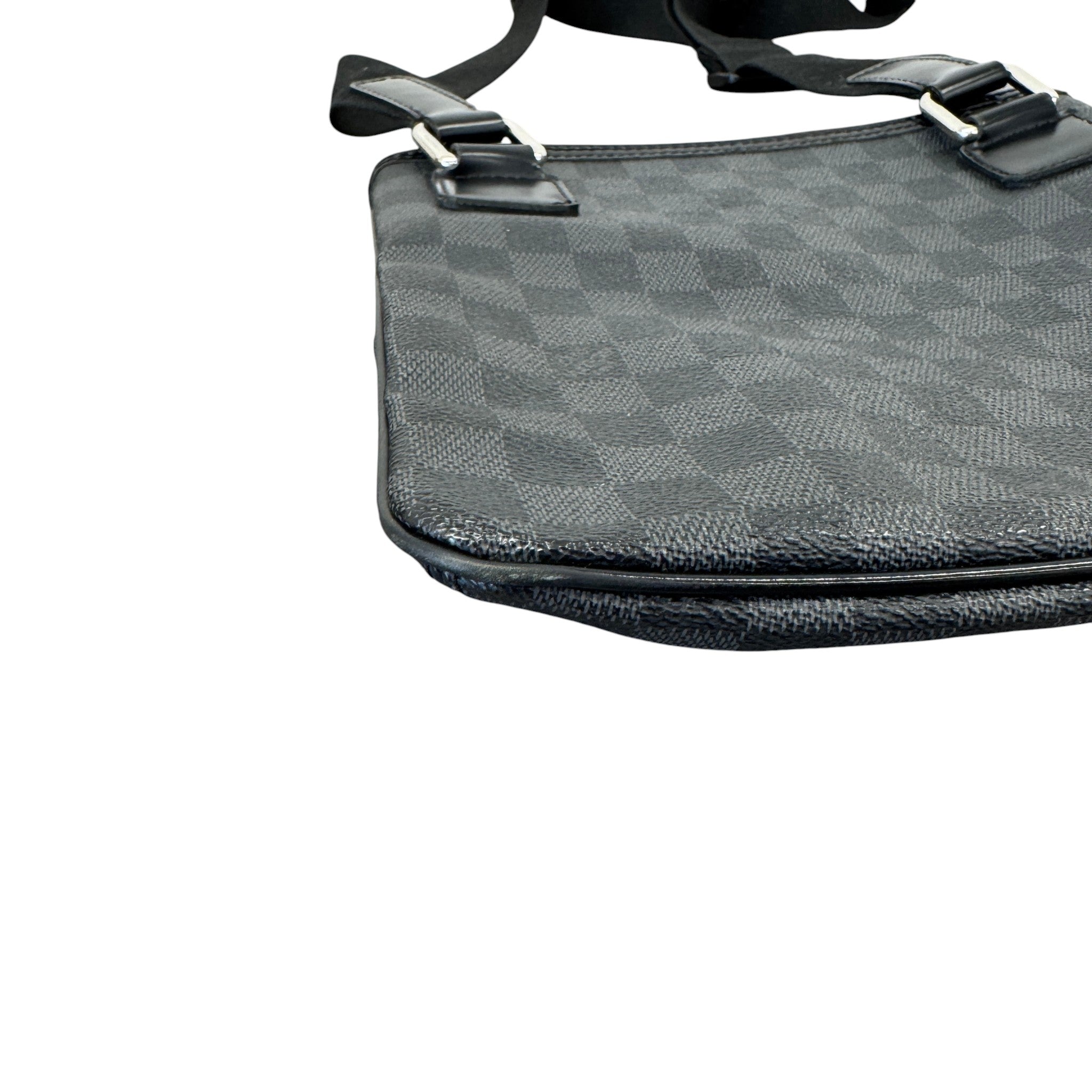 Men's Damier Graphite Thomas Messenger Bag Black