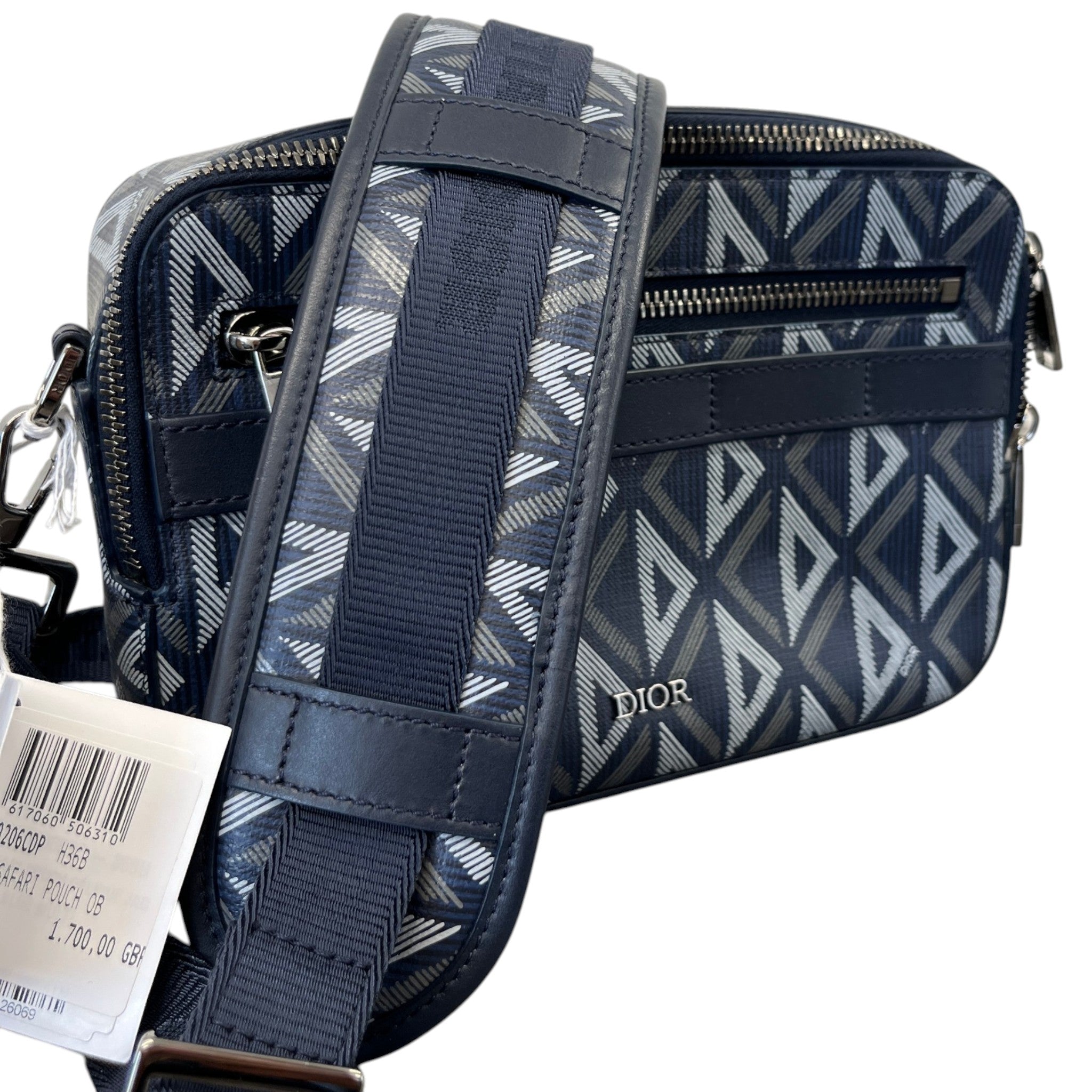 Men's Safari Messenger Bag Navy