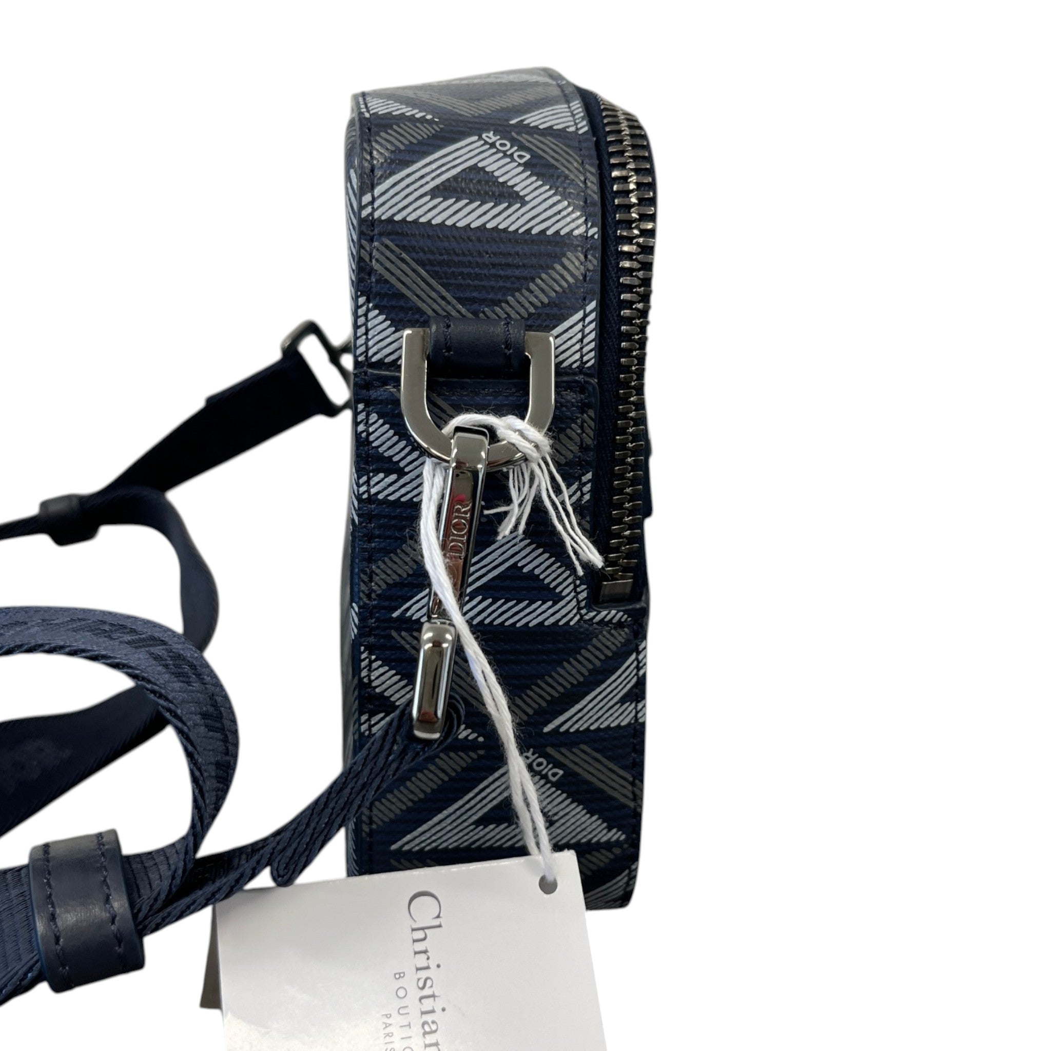 Men's Safari Messenger Bag Navy